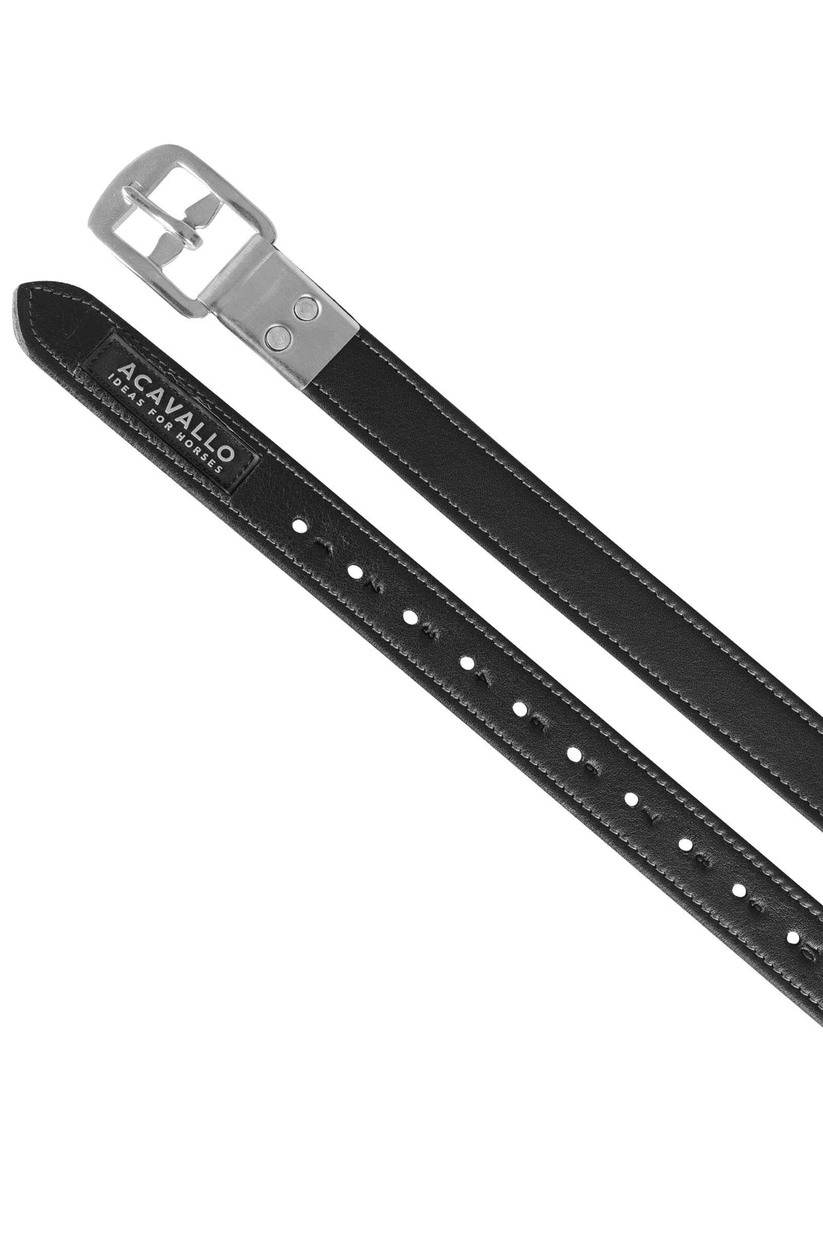 Acavallo Stigremmer i kalveskinn med innkapslet spenne