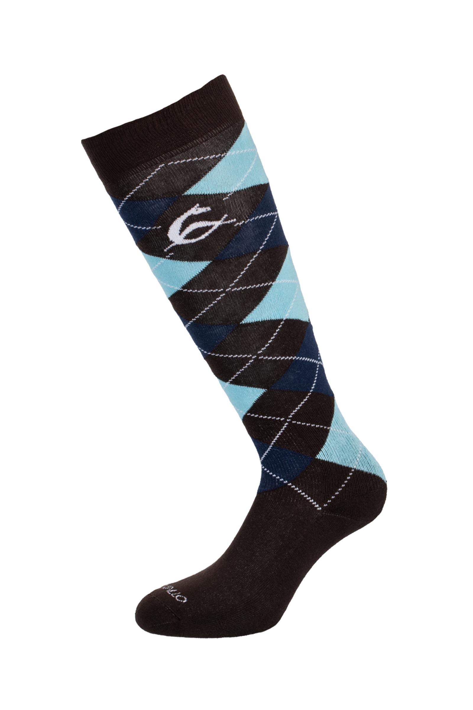 Acavallo Bomullssokker med diamantm&oslash;nster