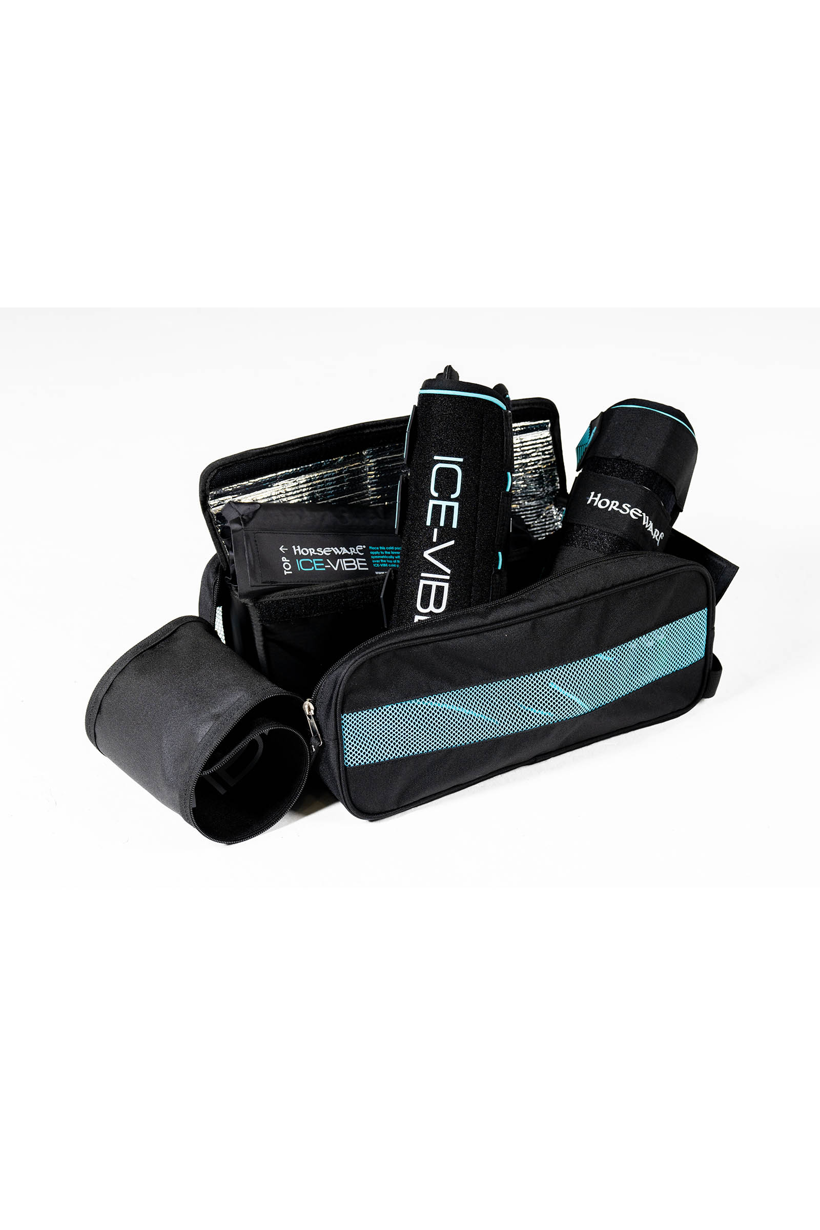 Horseware Ice-Vibe kjølegamasjer med vibrasjon (par)