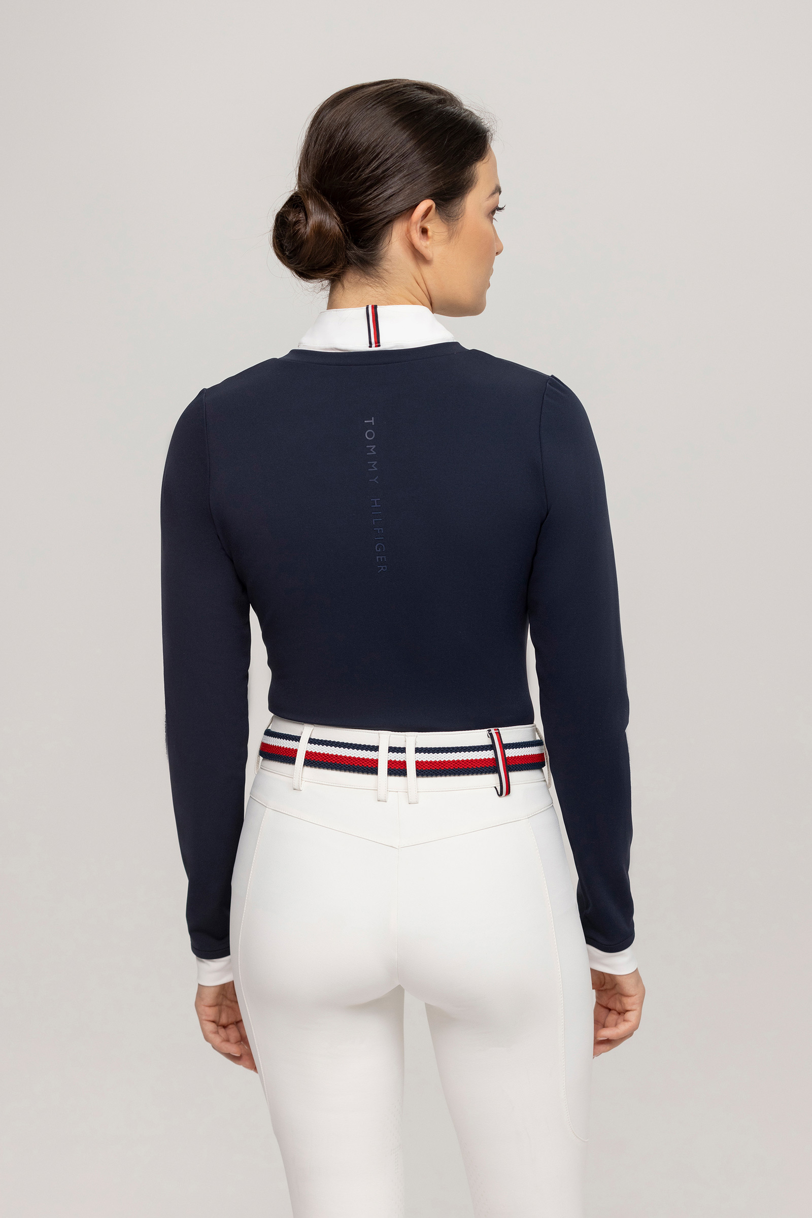 Tommy Hilfiger Equestrian Montana dames 2-i-1 stevneskjorte