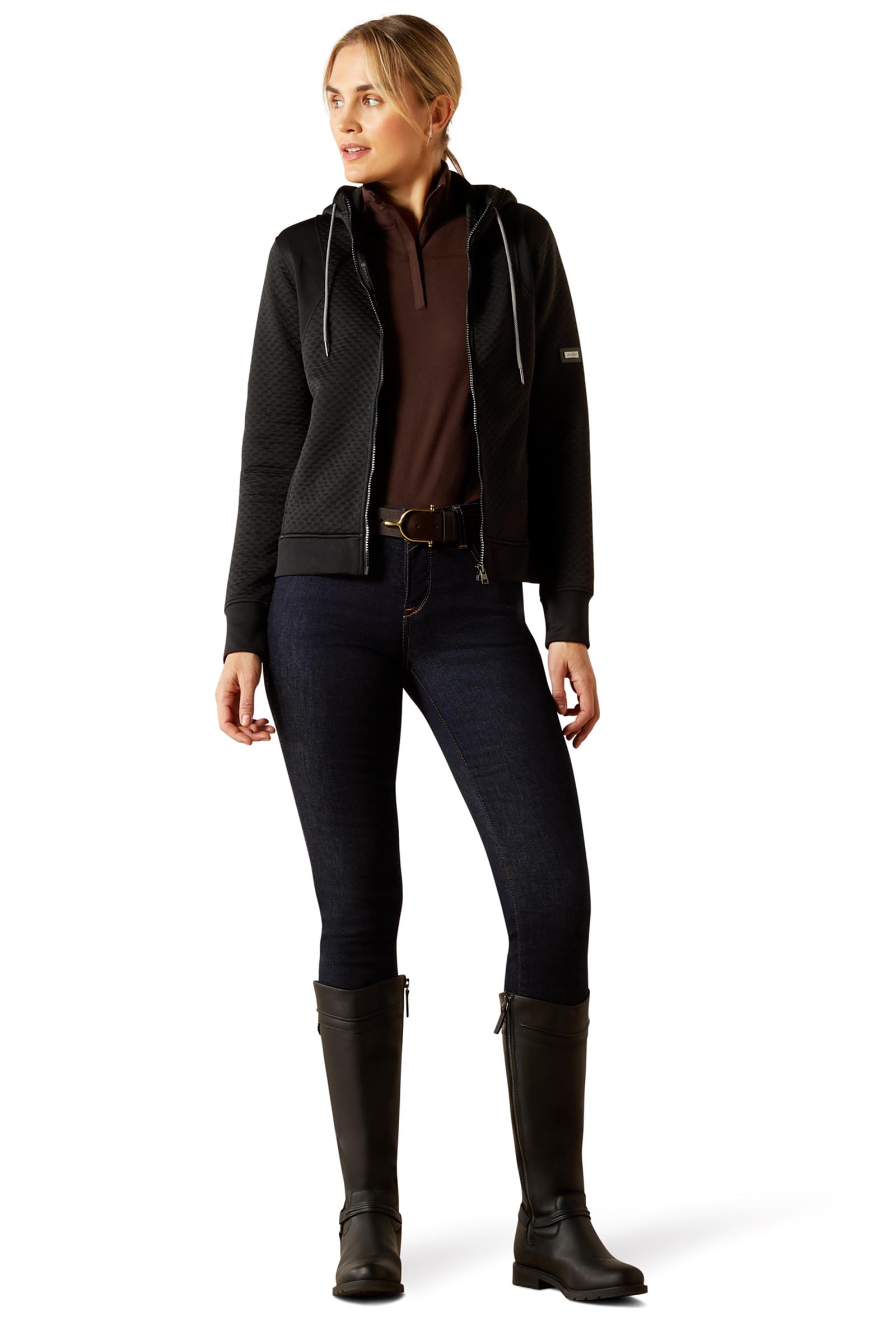 Ariat Radiance hettegenser med glidel&aring;s for dame