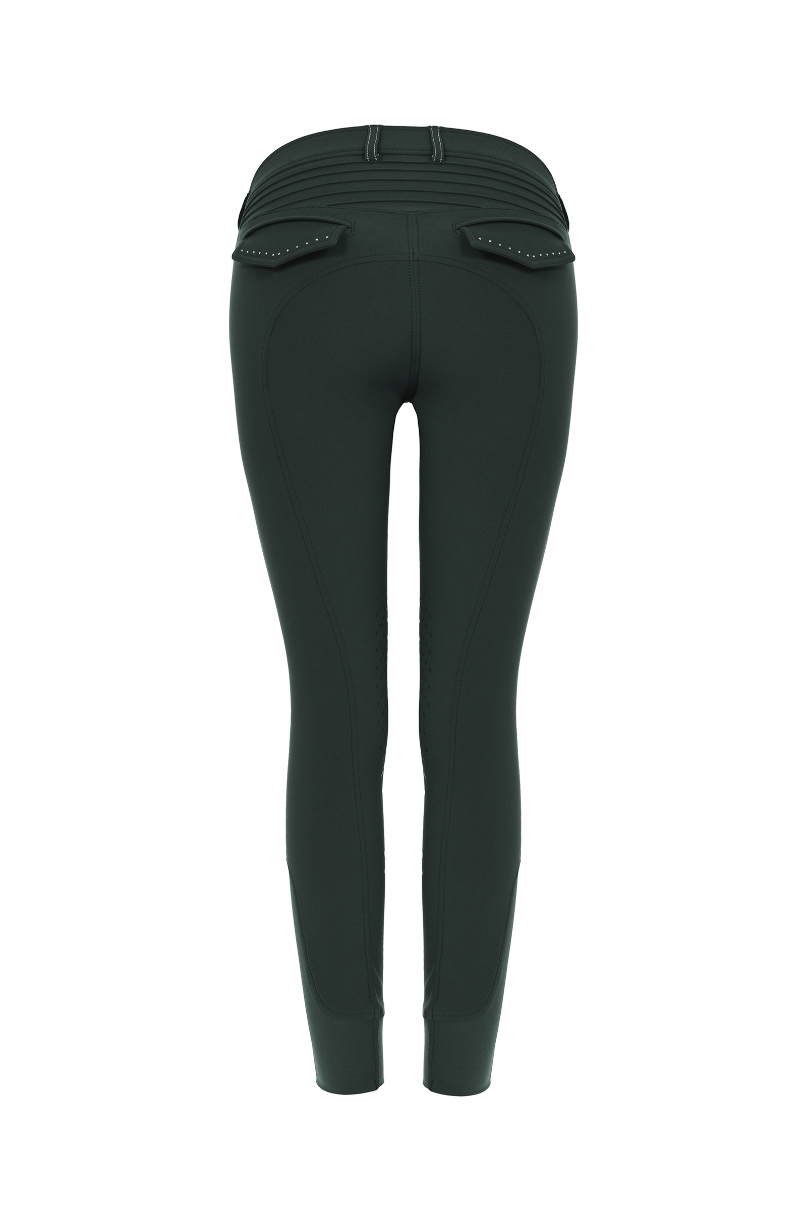Dark Green Cavallo Dalima Grip Women's Knee Patch Breeches