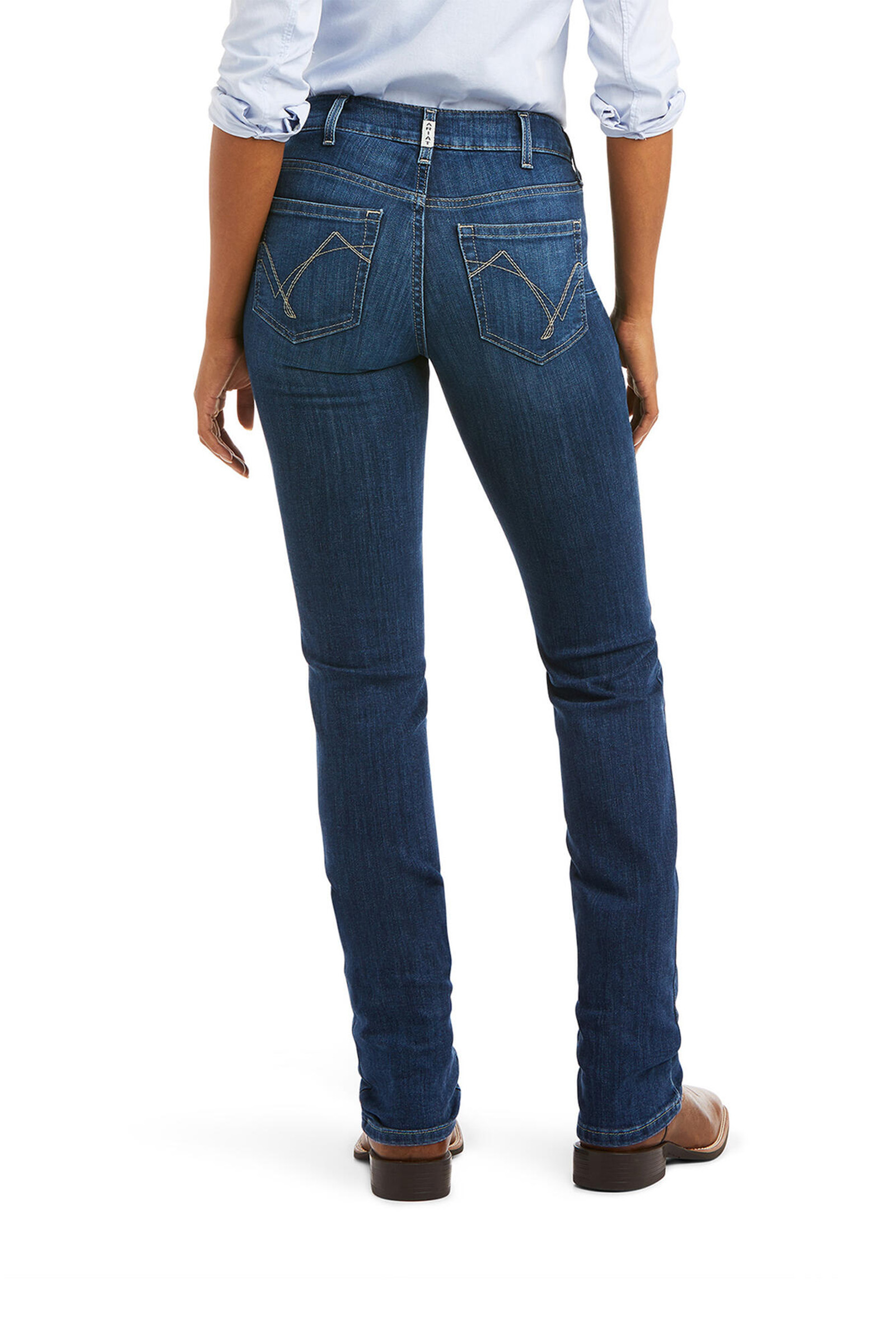 Denim Blue Ariat PR Real Abby rette jeans, dame