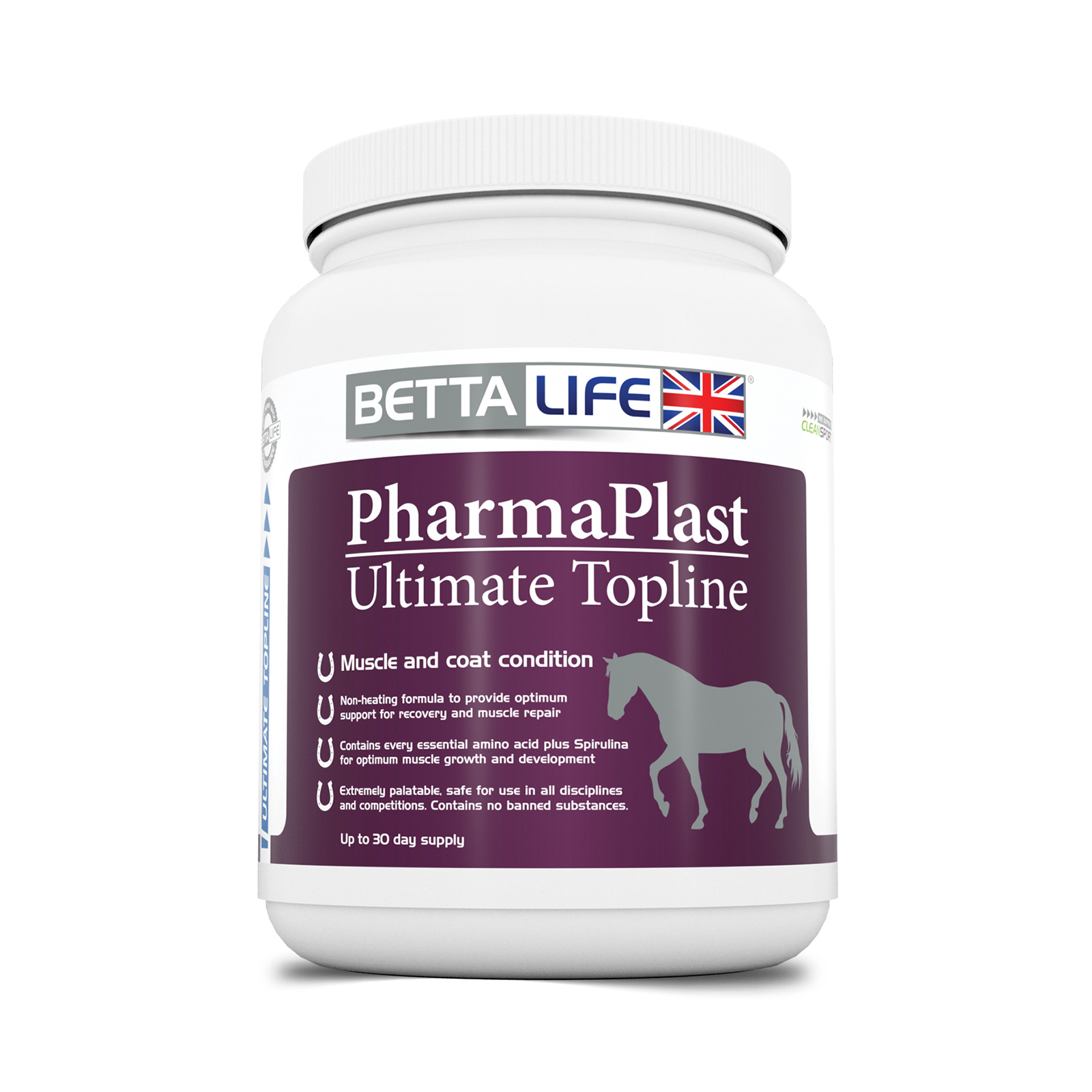 PharmaPlast Ultimate Topline fôrtilskudd til hest, 750 gram