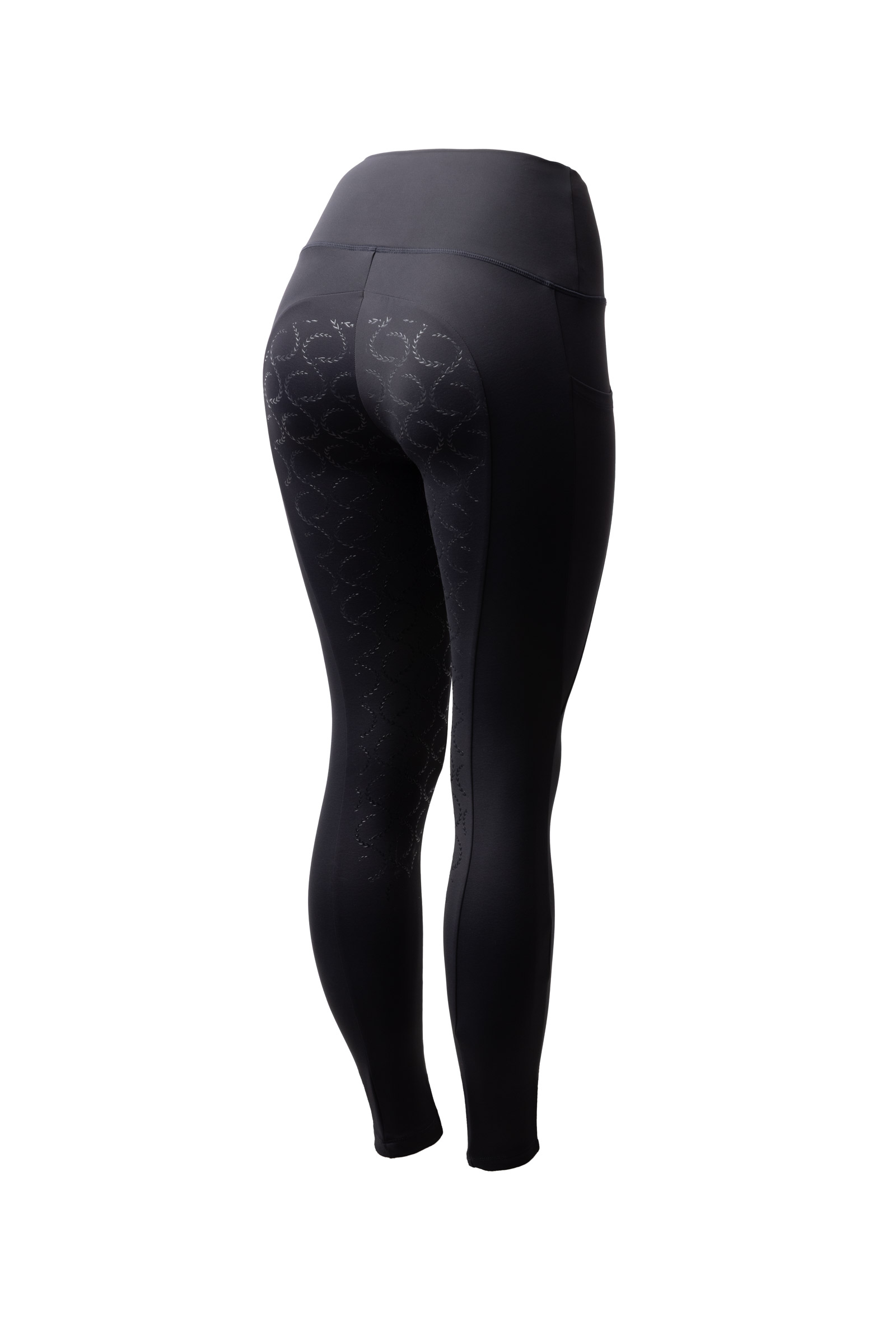 dark nay Horze Gillian Damene Thermo Fullgrip leggings