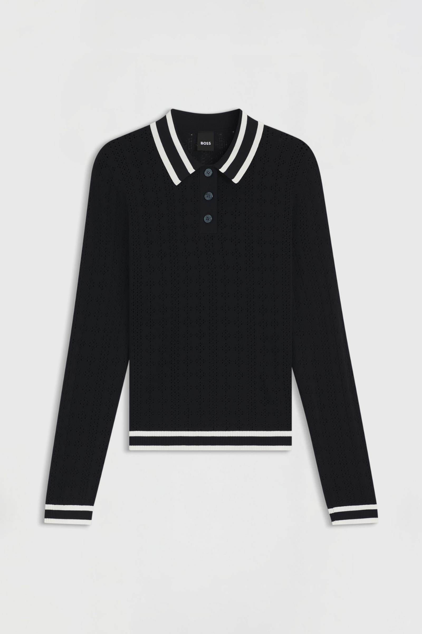 Boss Pam dame strikket polo Ajor