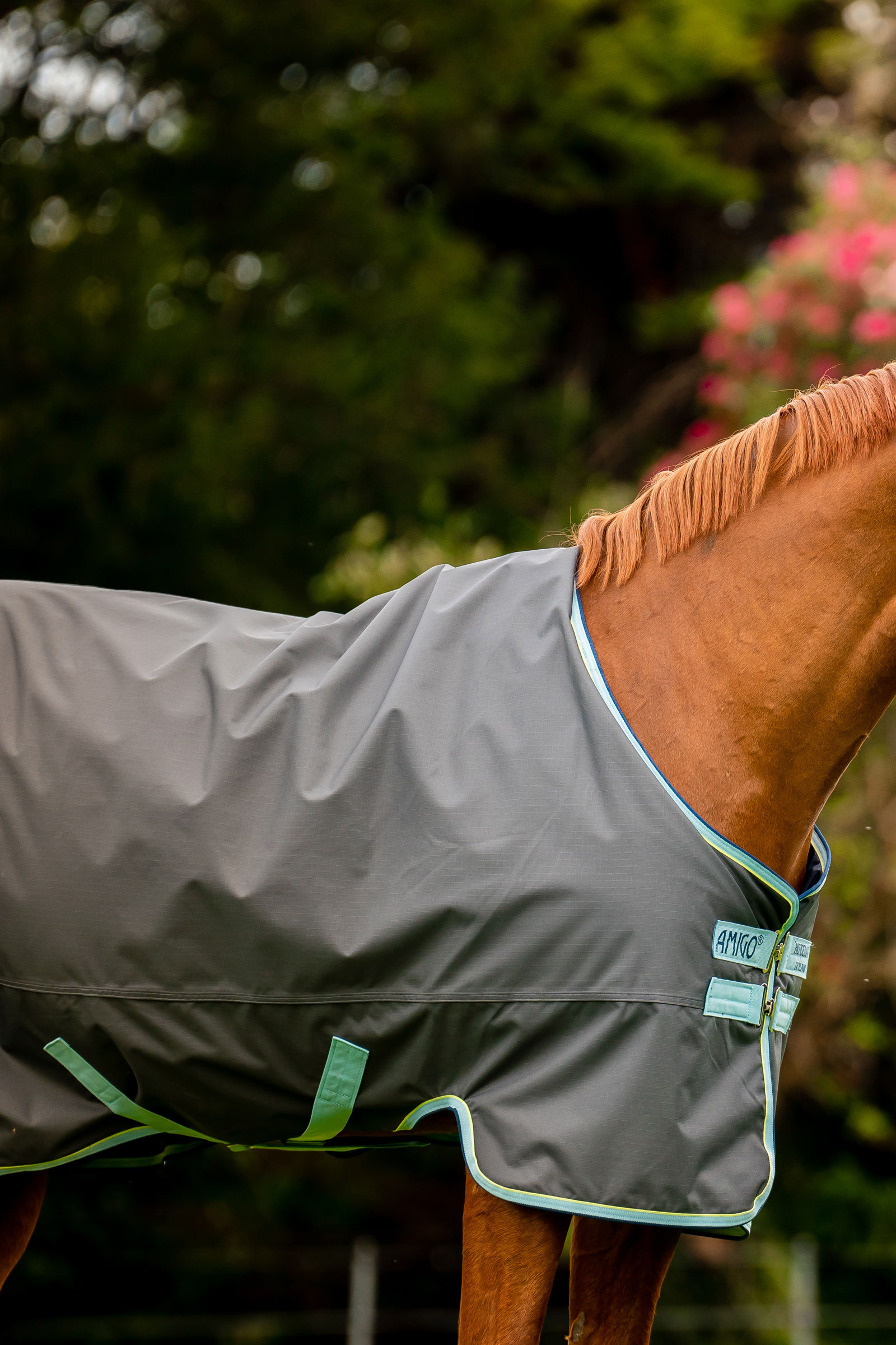 Horseware Amigo Hero Ripstop Plus utedekken med avtakbar hals, 200g