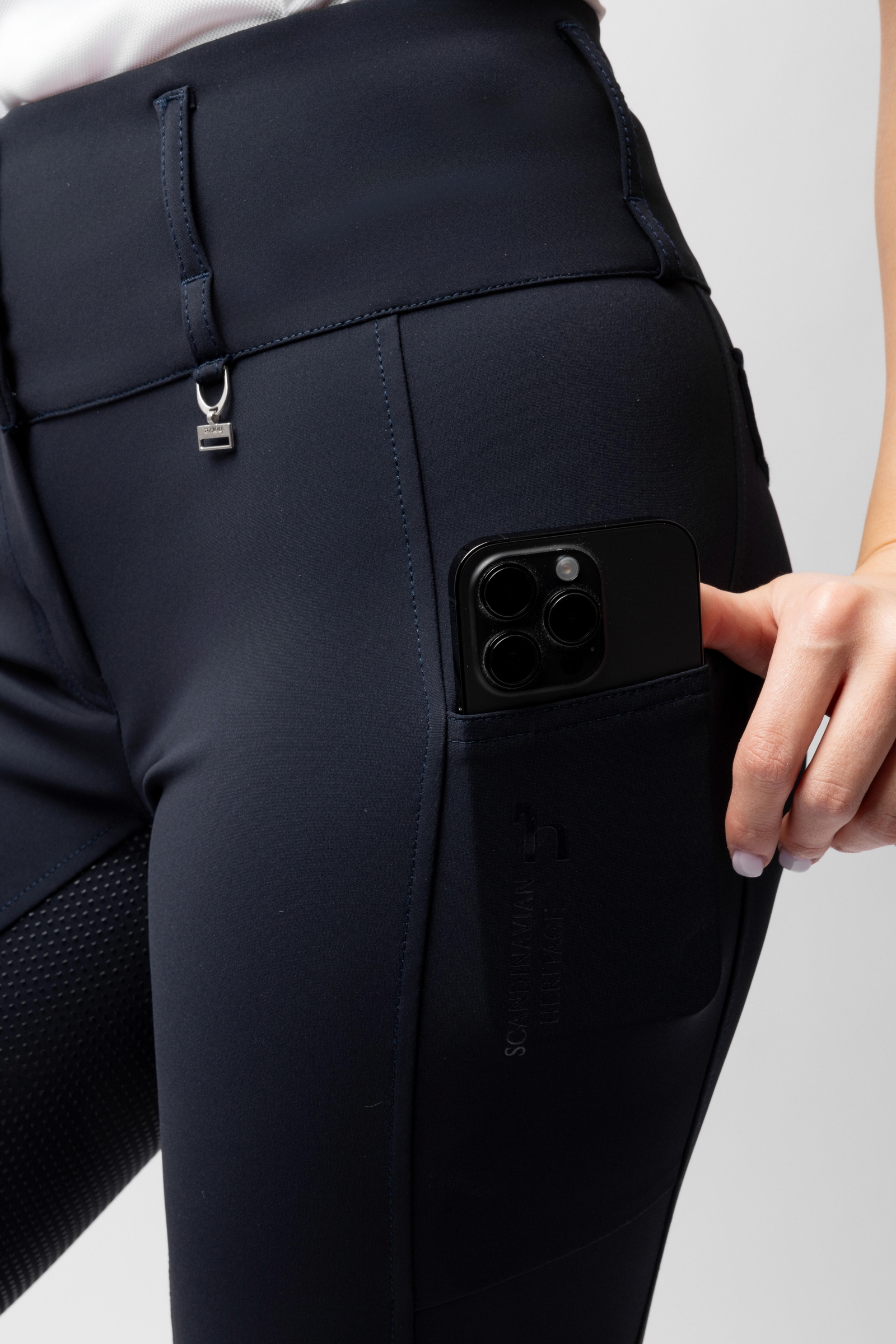 Horze Leonie ridebukser for kvinner med helforsterkning i silikon UPF 40+