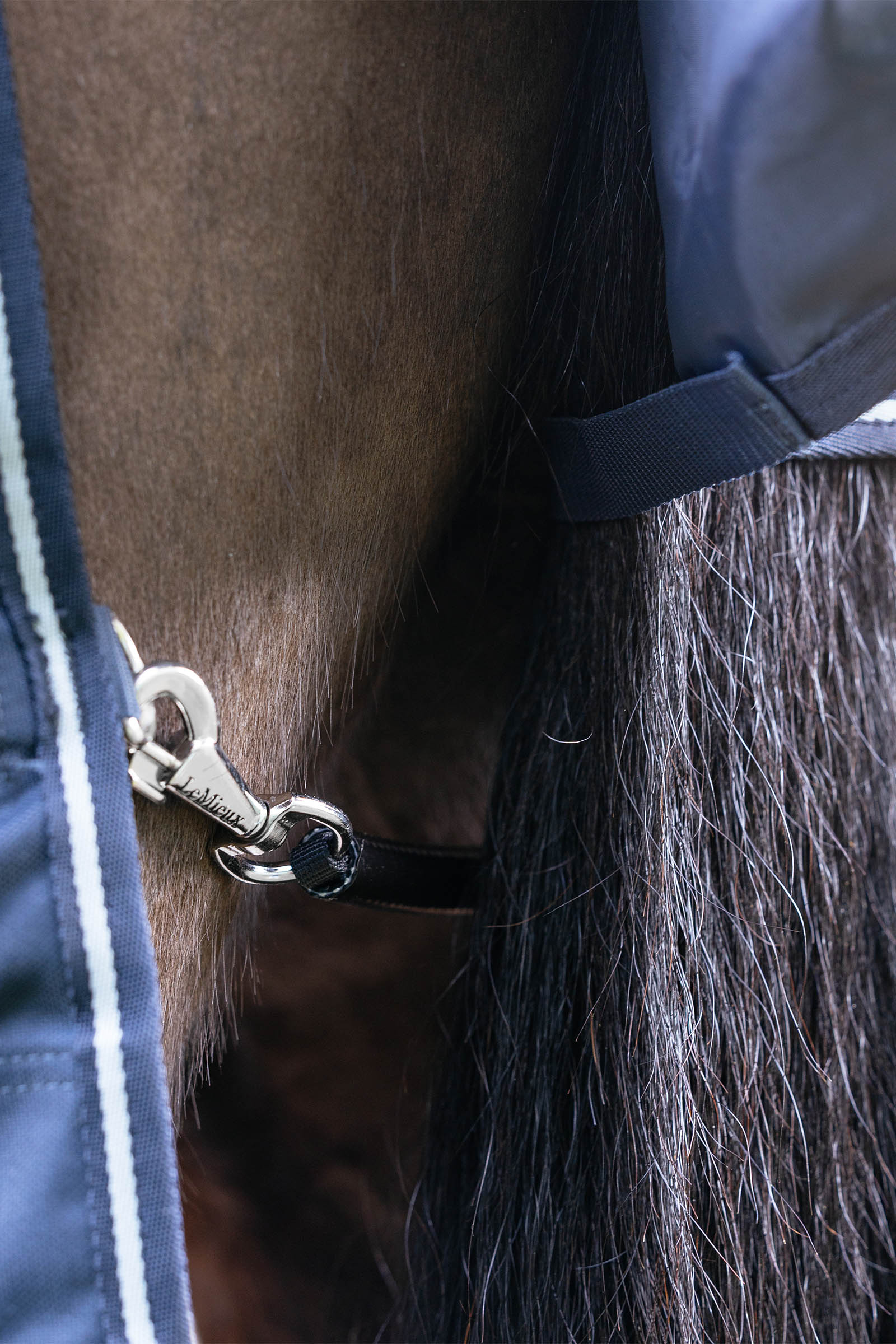 LeMieux Arika Storm-Tek utedekken med avtakbar hals, 200 g