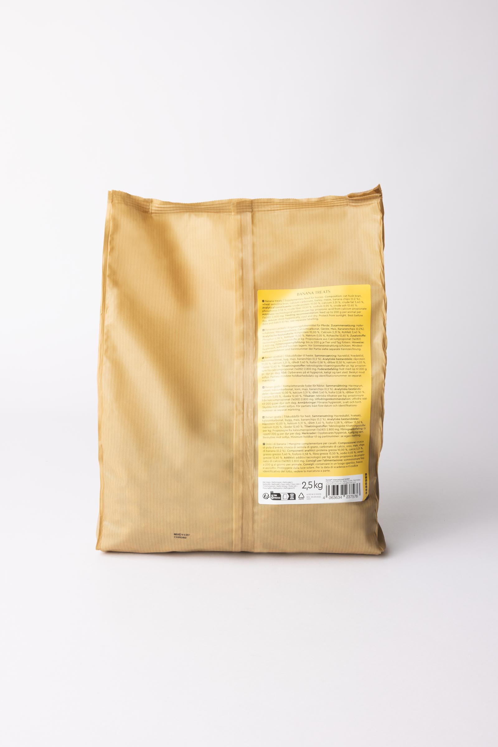 Horze Biscuits godbiter, banan, 2,5 kilo