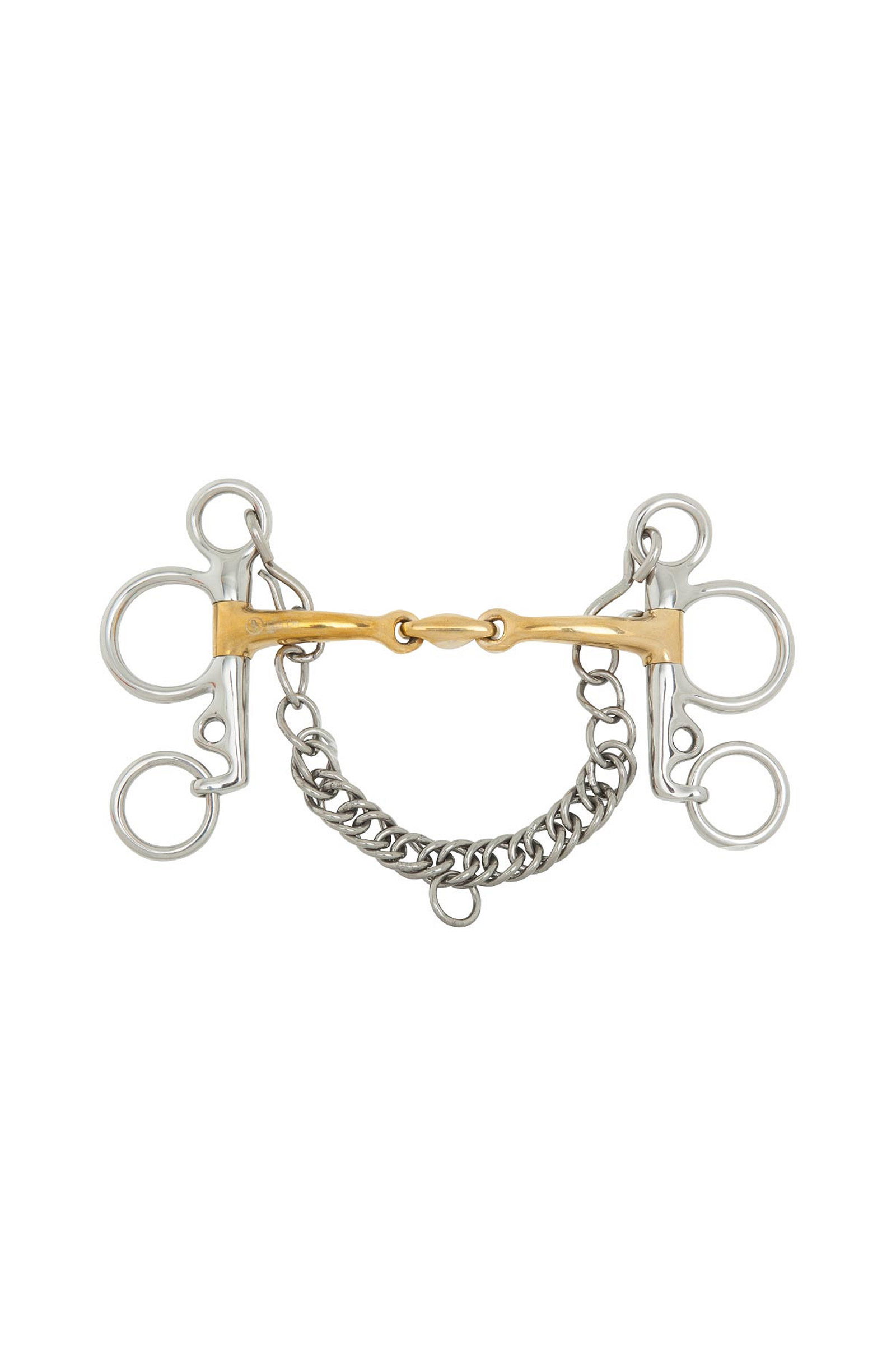 BR Soft Contact baby pelham, dobbelt leddet, 14 mm, skaft 102 mm