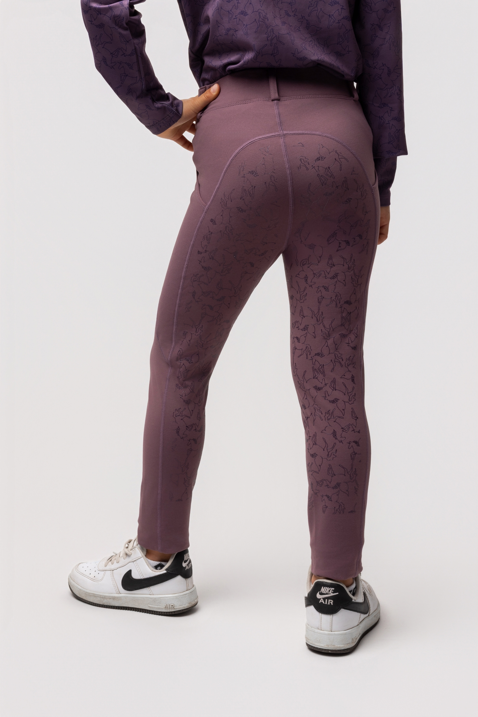 Horze Dea barns thermo helforsterkede ridebukser