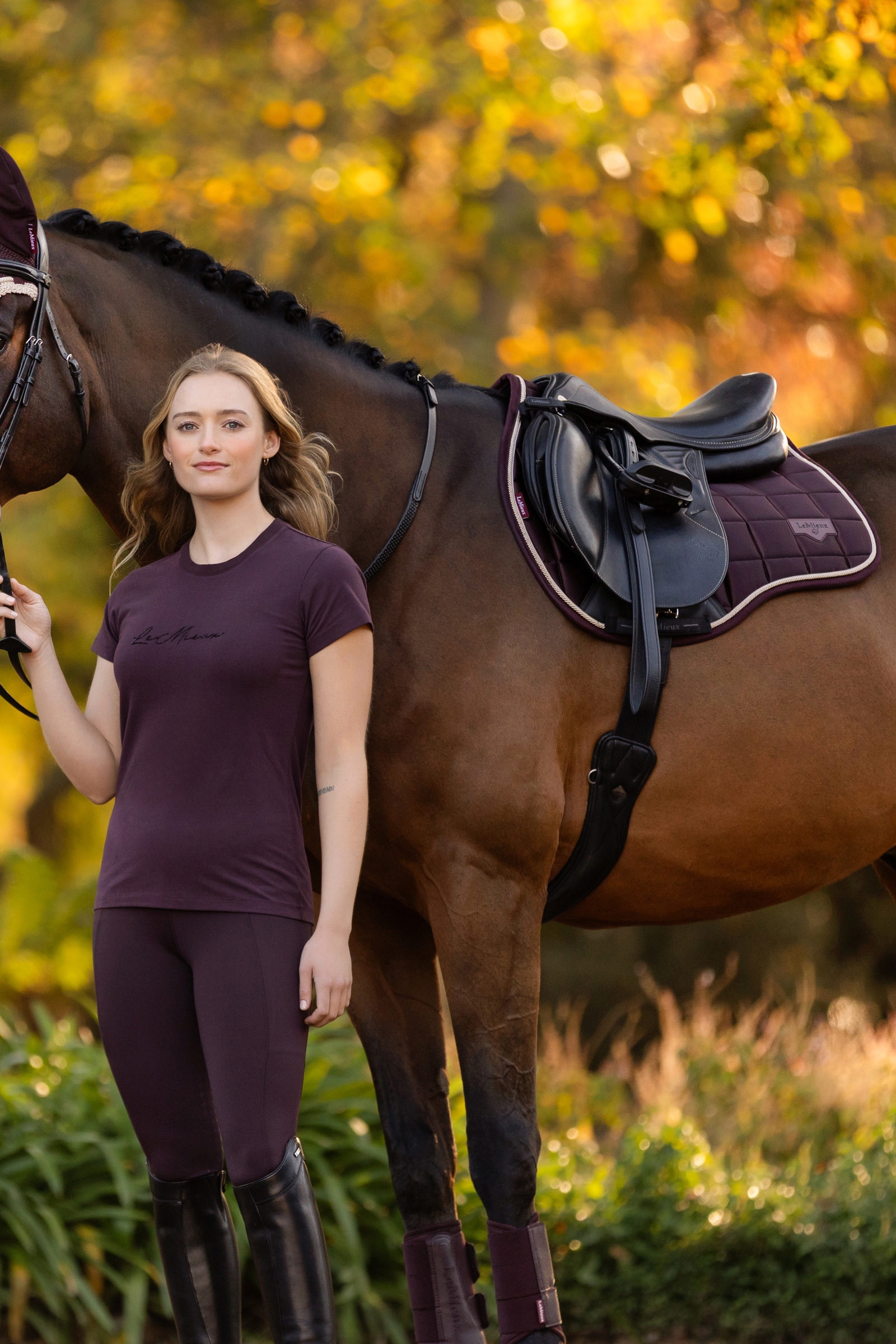 LeMieux Loire klassisk firkantet allround salunderlag