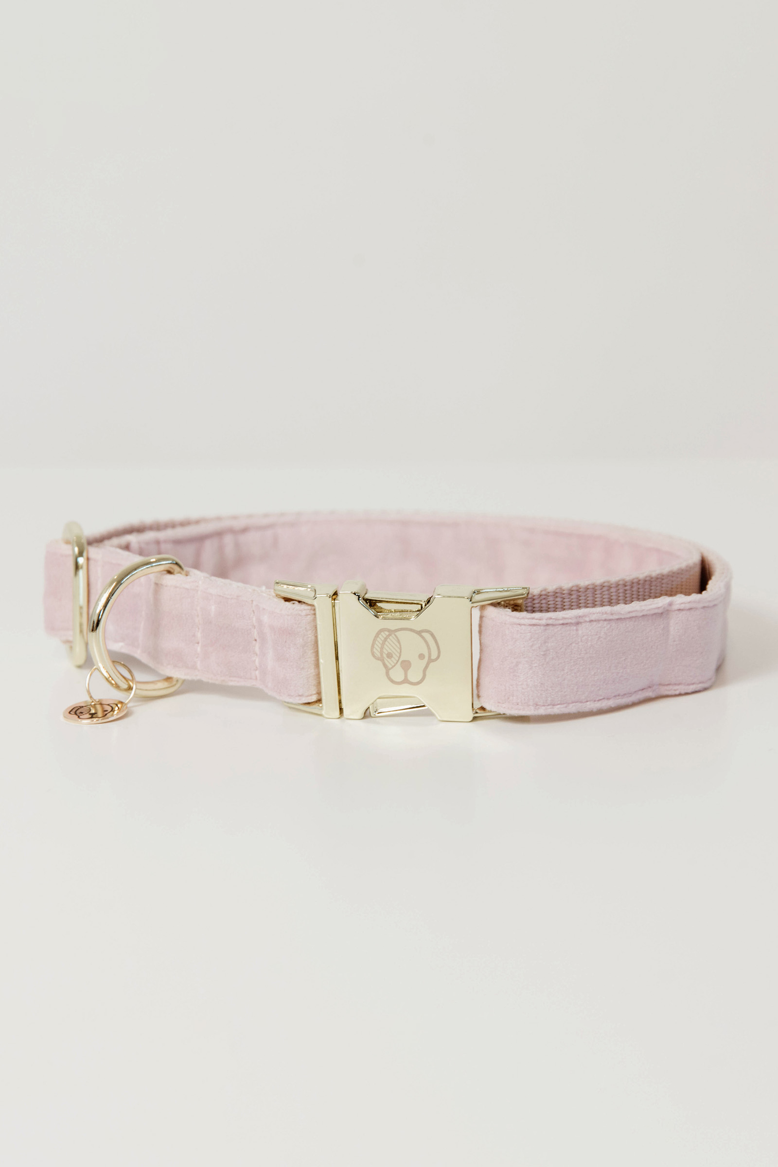 Light Pink Kentucky Dogwear Velvet hundehalsbånd