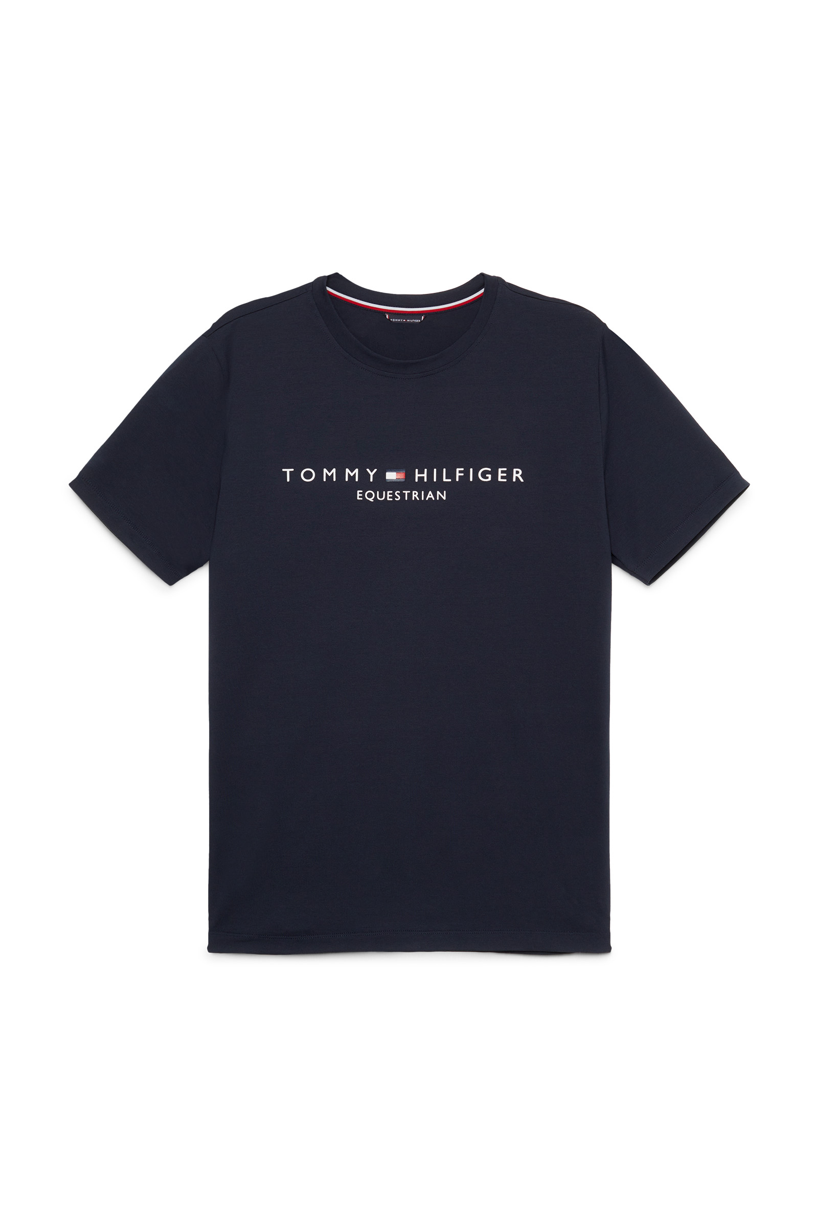 Tommy Hilfiger Equestrian Williamsburg T-skjorte med grafisk trykk og korte ermer