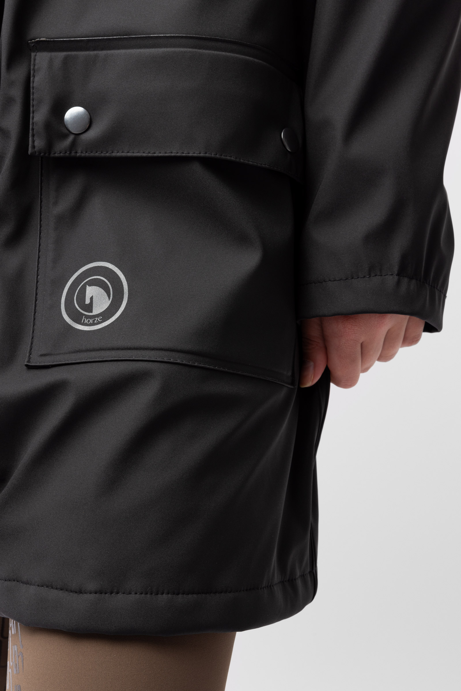 Horze Elise regnjakke med f&ocirc;ret innside