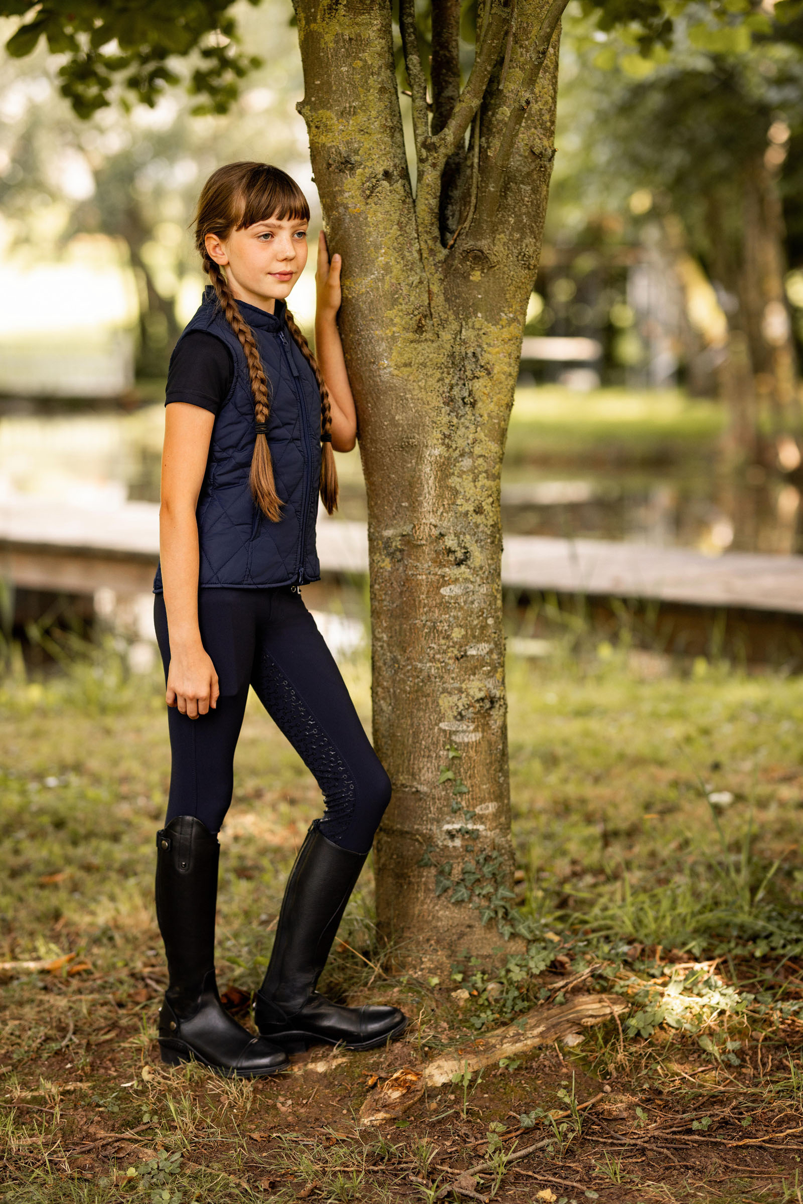 Horze Amber lettf&ocirc;ret klubbvest, barn