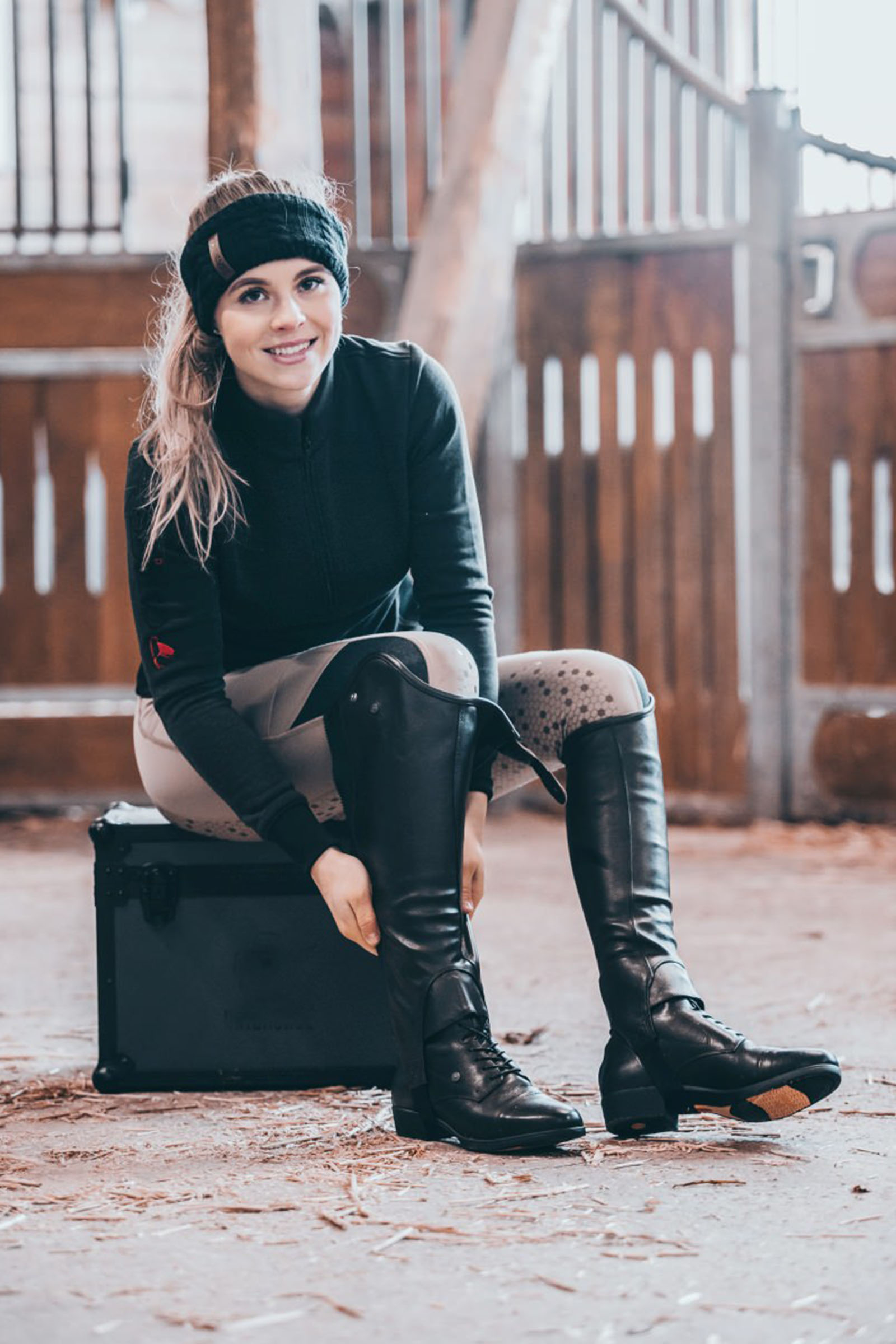 Suedwind Footwear Advanced II BZ Lace myke jodhpurstøvler med glidelås bak og snøring