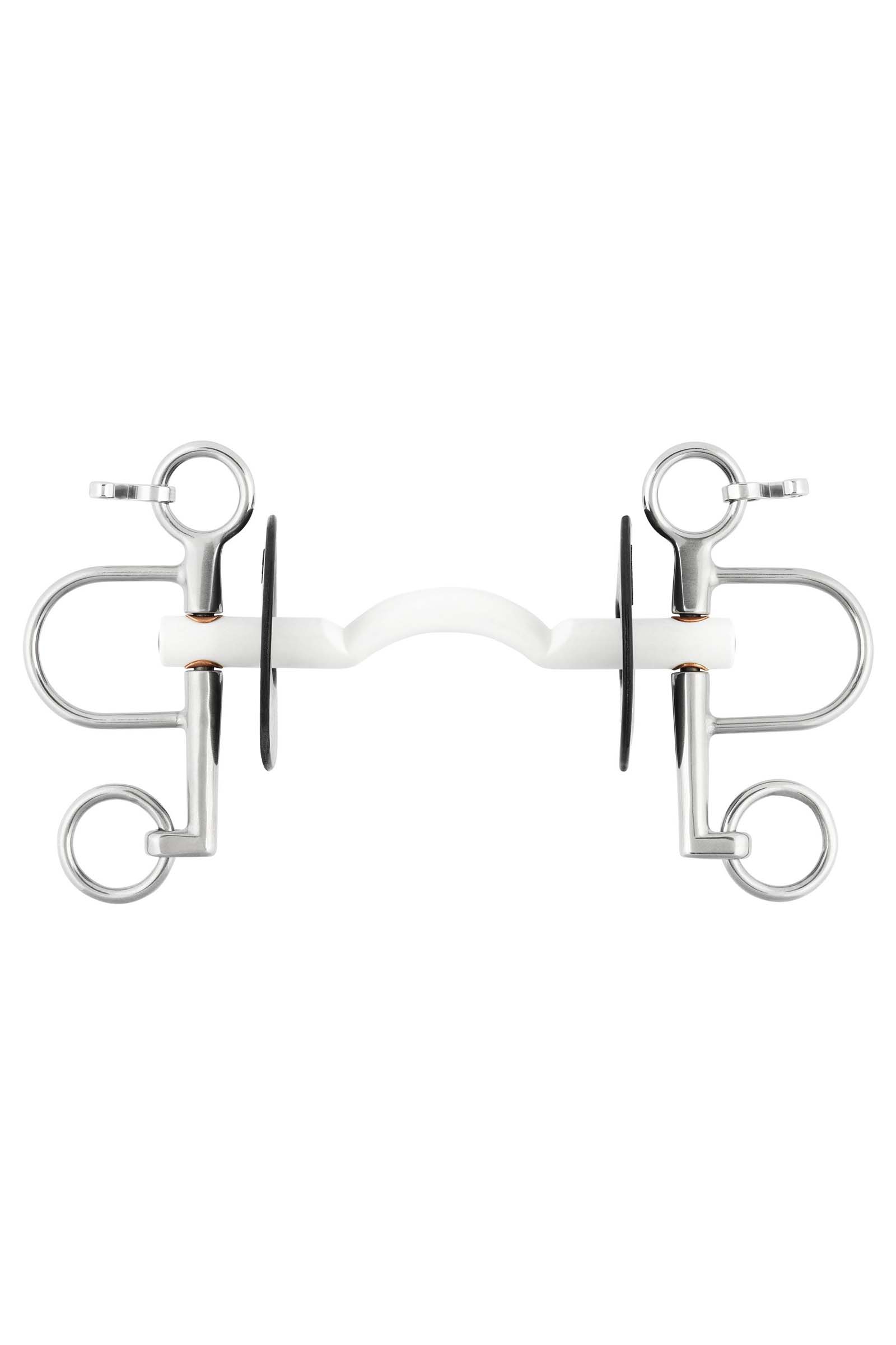 Sprenger Nathe pelham myk mullen mouth med port, 15 mm, 5,5 cm sjenkler