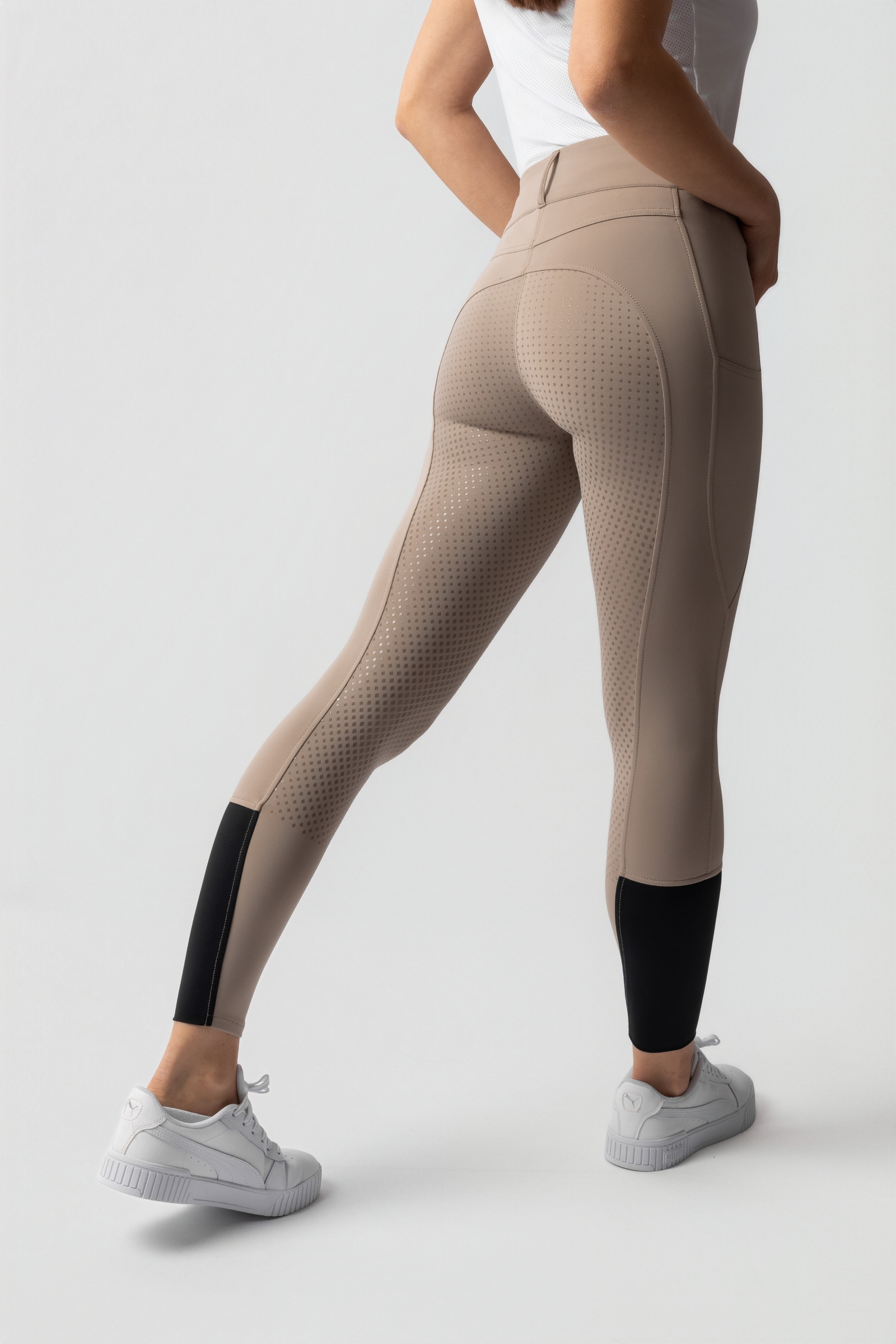 Horze Evelyn ridebukser dame full grip UPF 50+