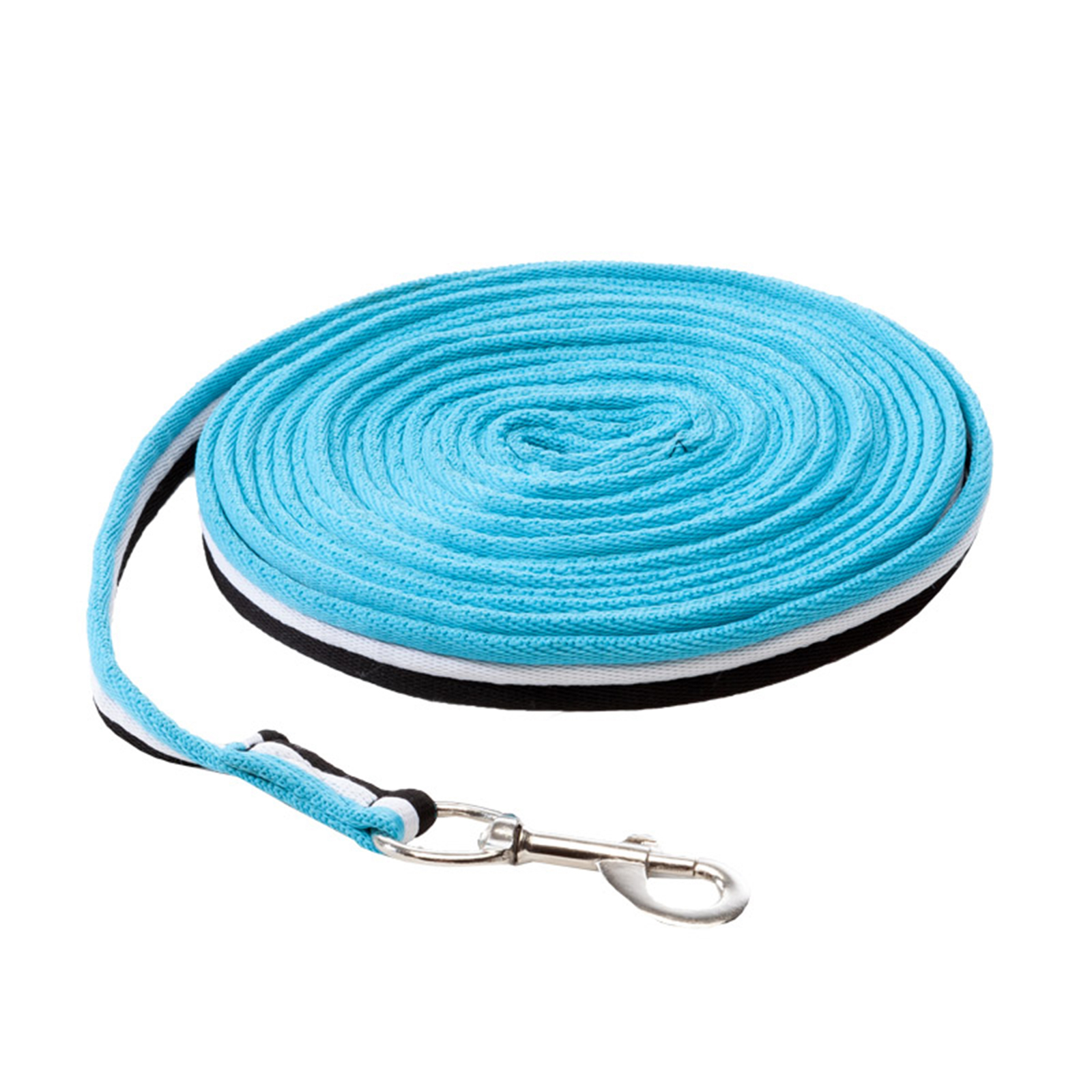 Black/ White/ Turquoise Kavalkade KavalDuo Longeringsline