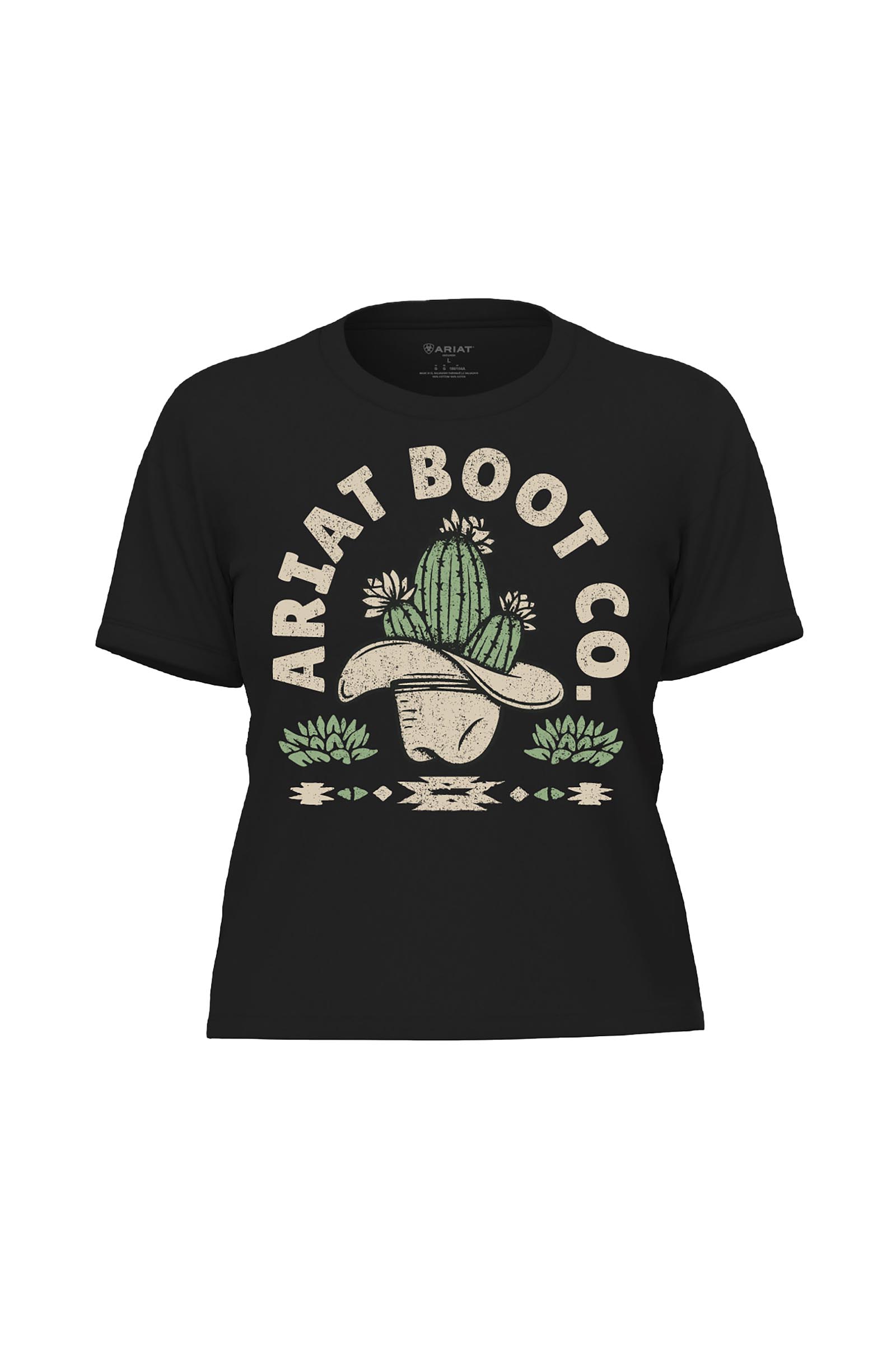 Ariat Dame Ariat Cacti Cowboy Hat T-skjorte