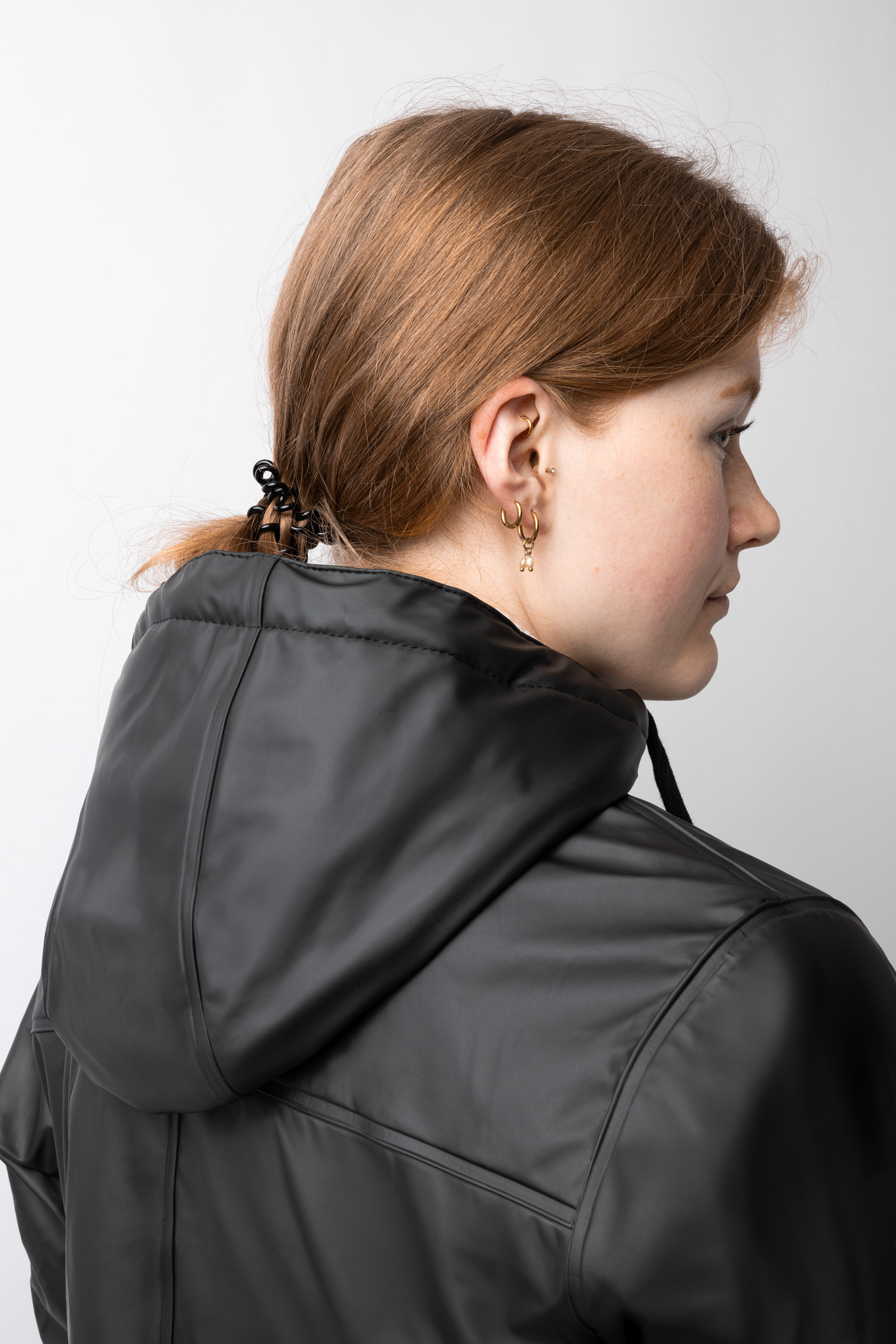 Horze Billie PU regnjakke med fleece, dame