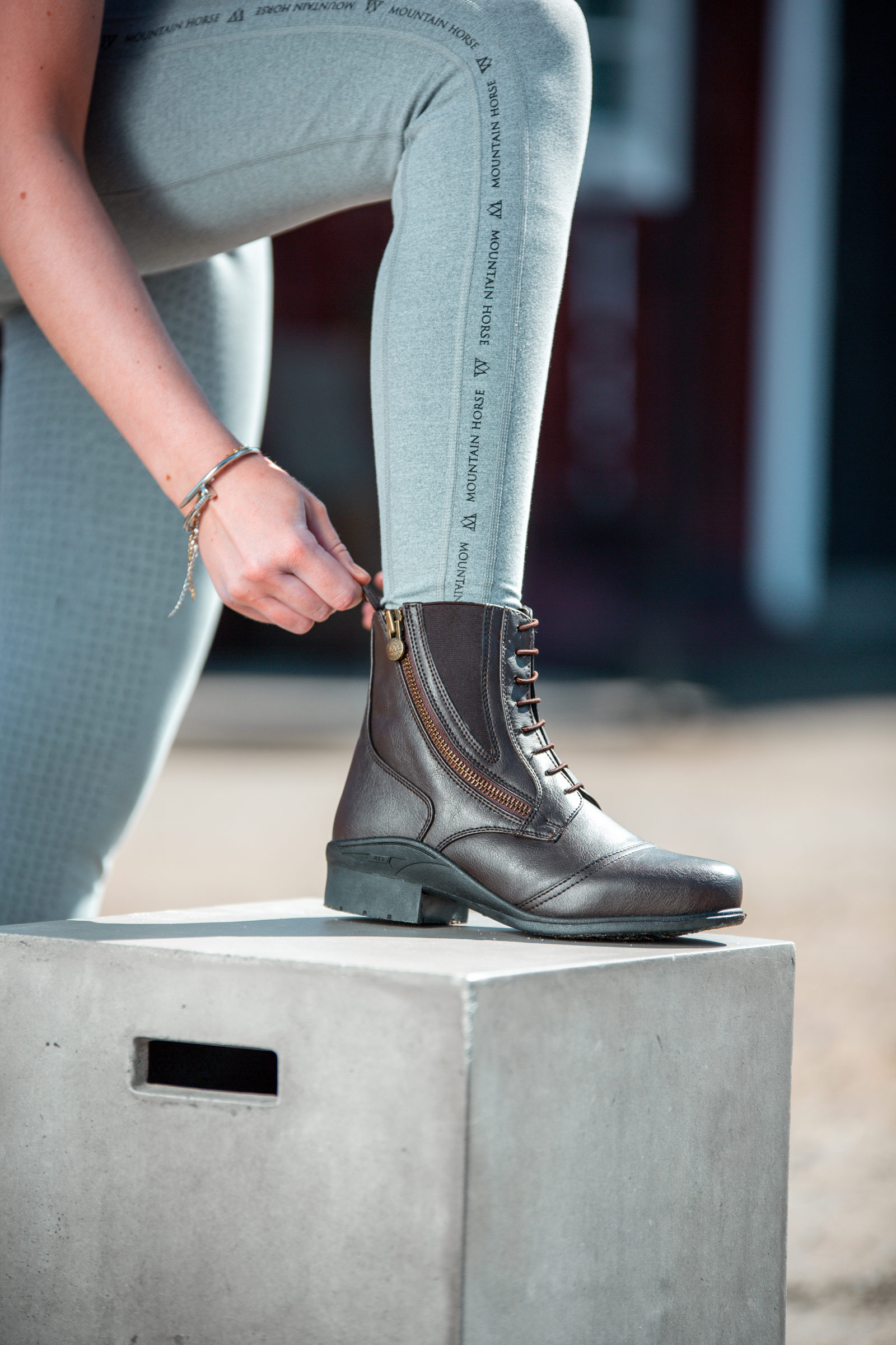 Mountain Horse Veganza Paddock Støvler med sideglidelås