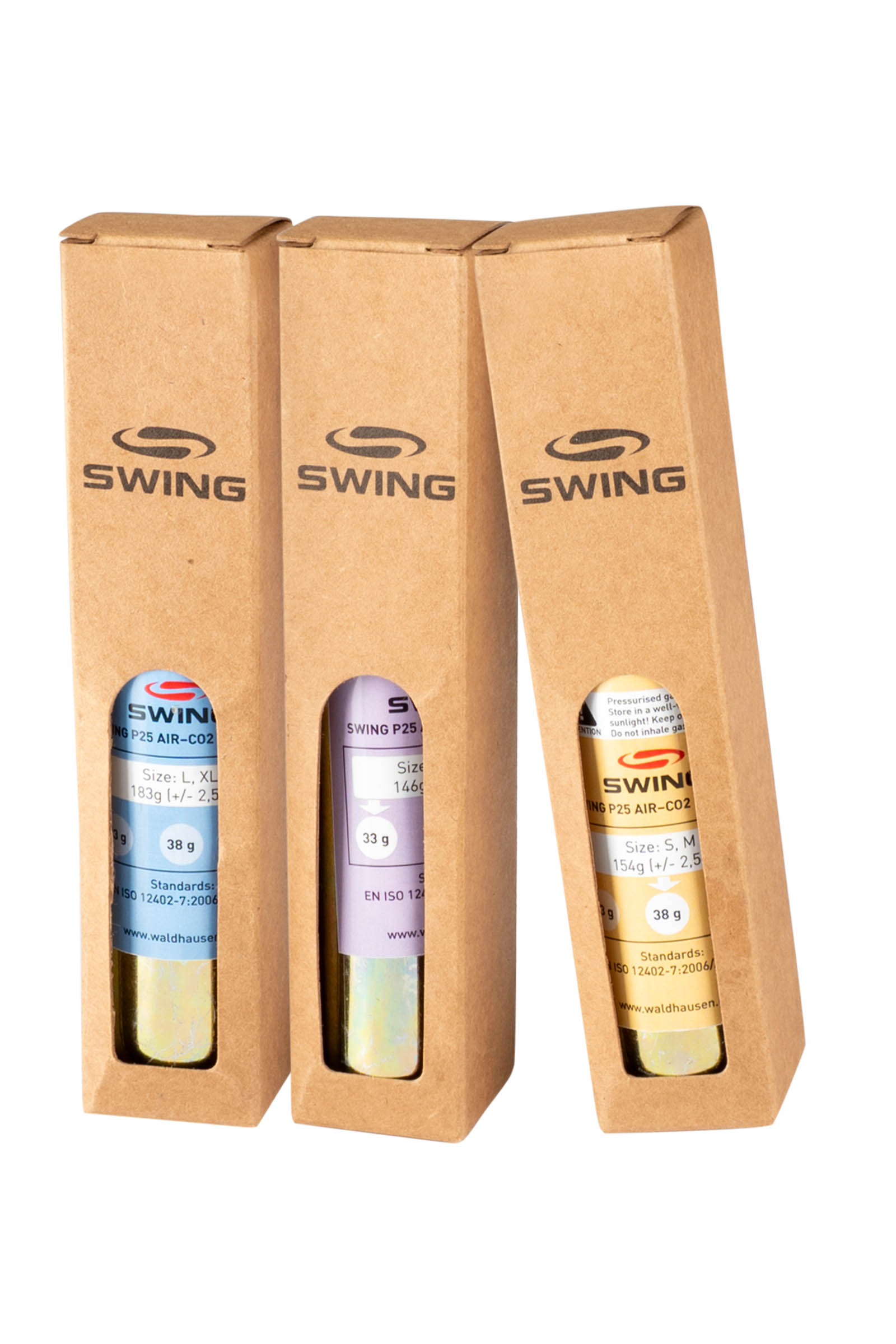 SWING CO2-patron for SWING P25 AIR, XXS, XS, 33 g