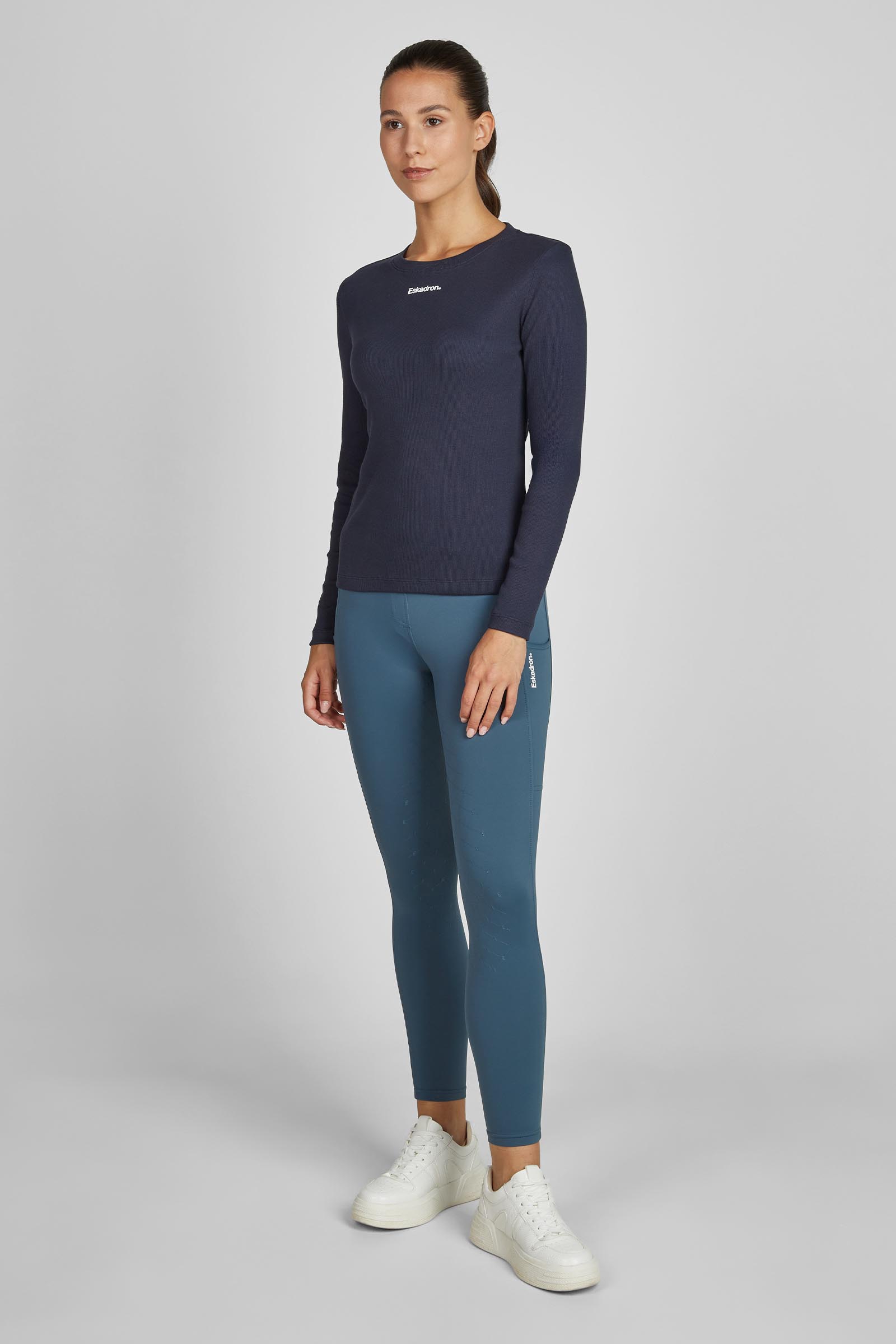 Eskadron Classic Sport SS26 Dame ribbet langermet skjorte