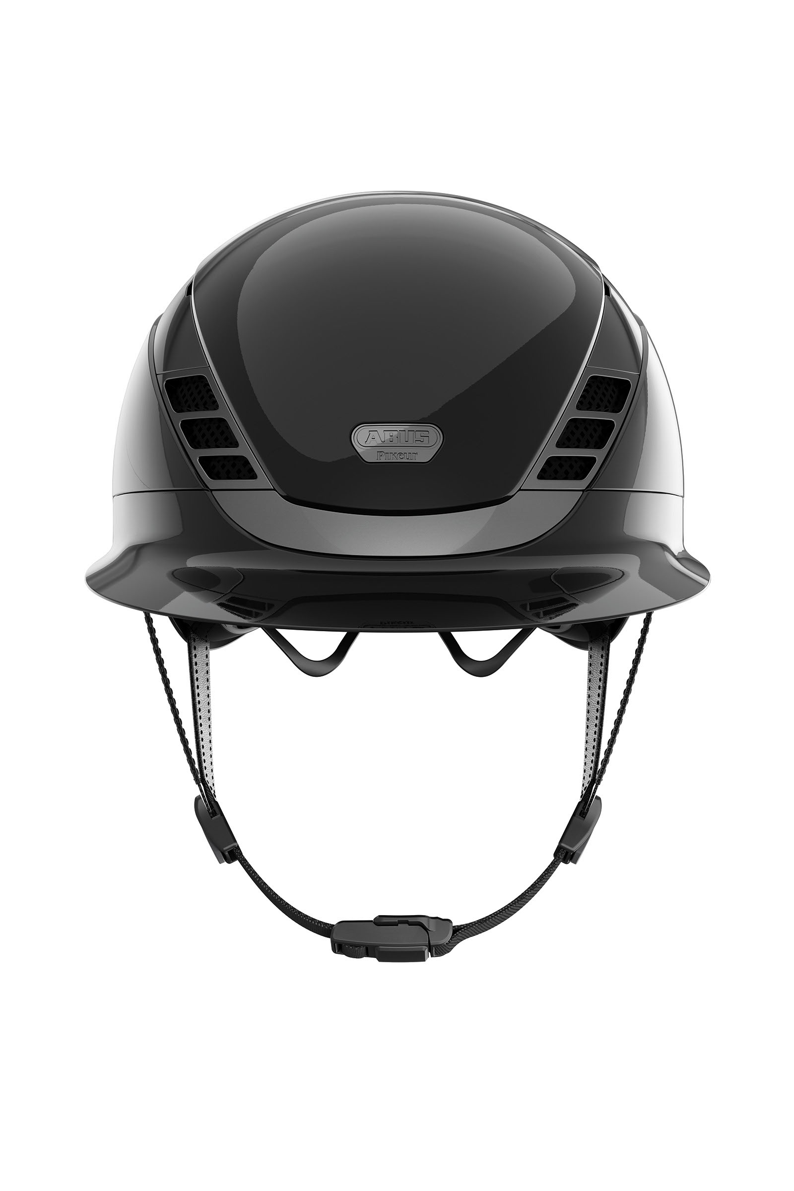 Abus Pikeur AirLuxe Chrome ridehjelm med lengre brem