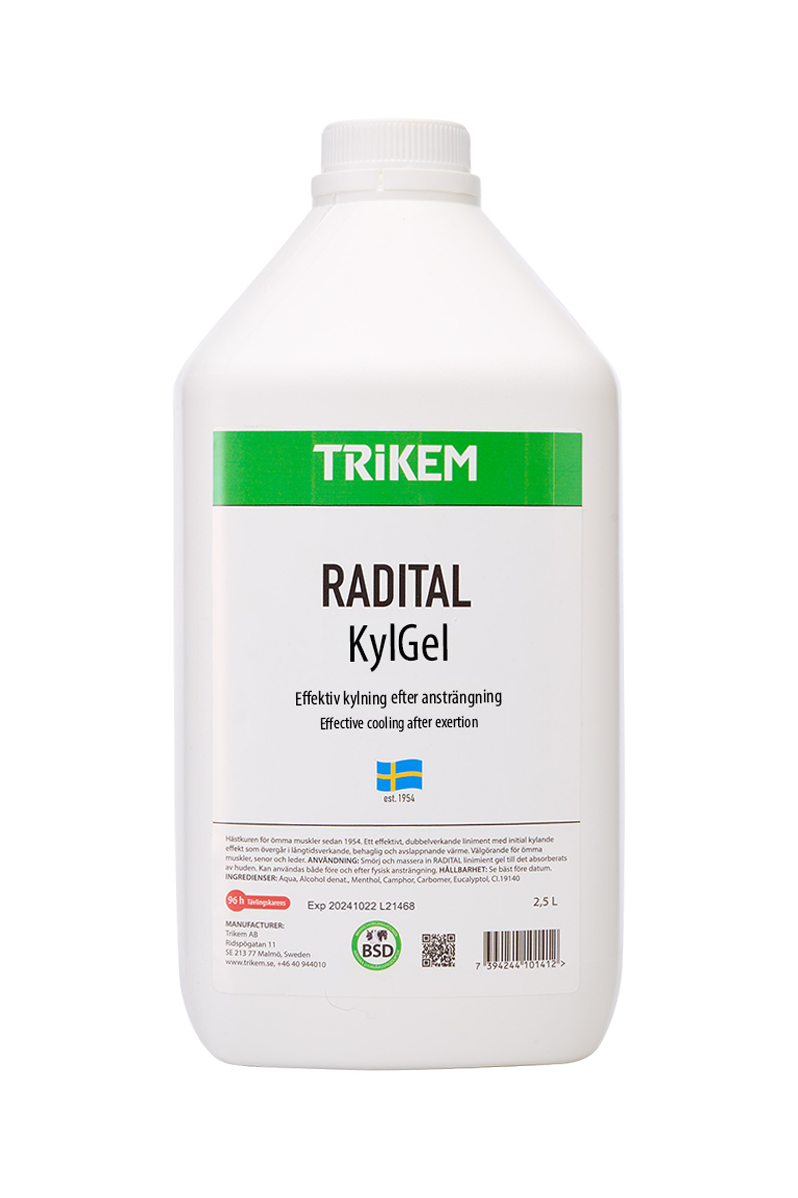 Trikem Radital kj&oslash;legel, 2,5 liter