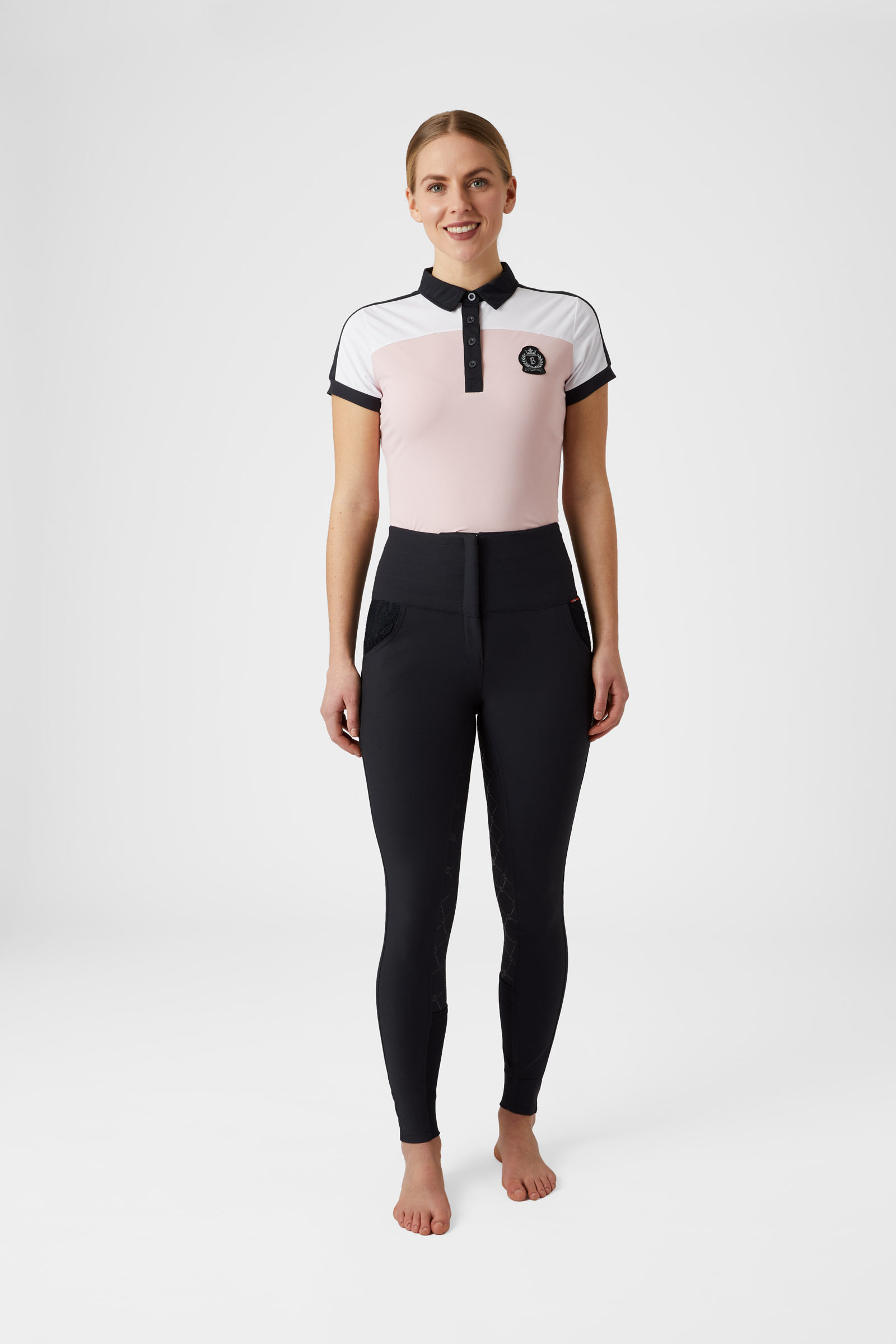 B Vertigo Natalia ridebukser med blondelommer, dame