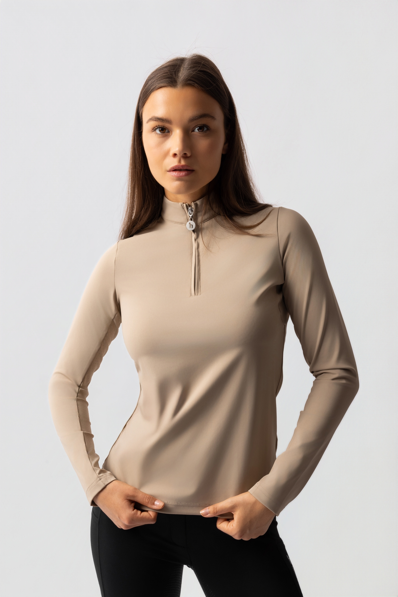 Horze Lilian Damene treningsskjorte med lange ermer