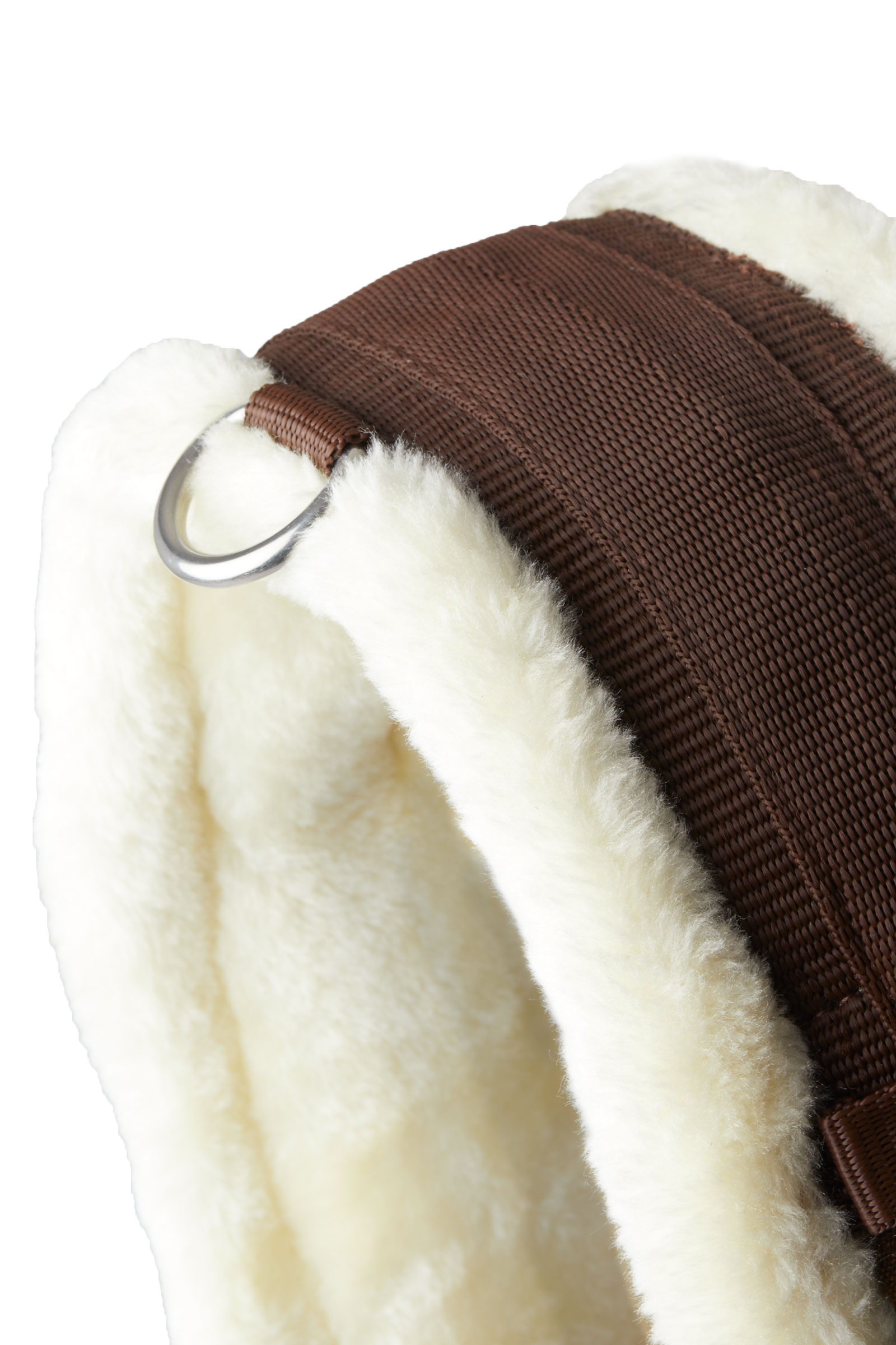 Horze Tartu dressurgjord i neopren med fast fuskepels