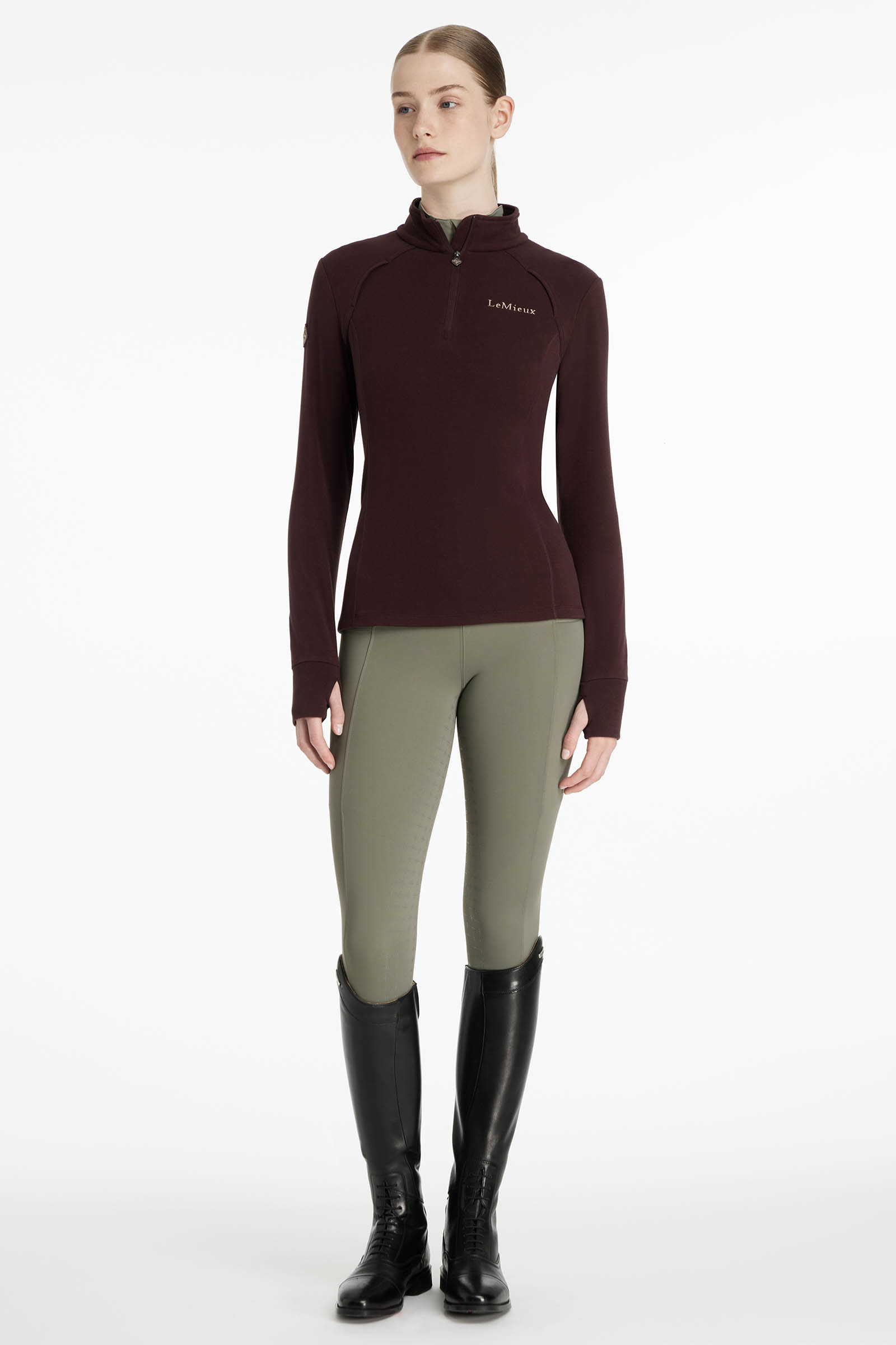 LeMieux Frances damefleece med kvart glidelås