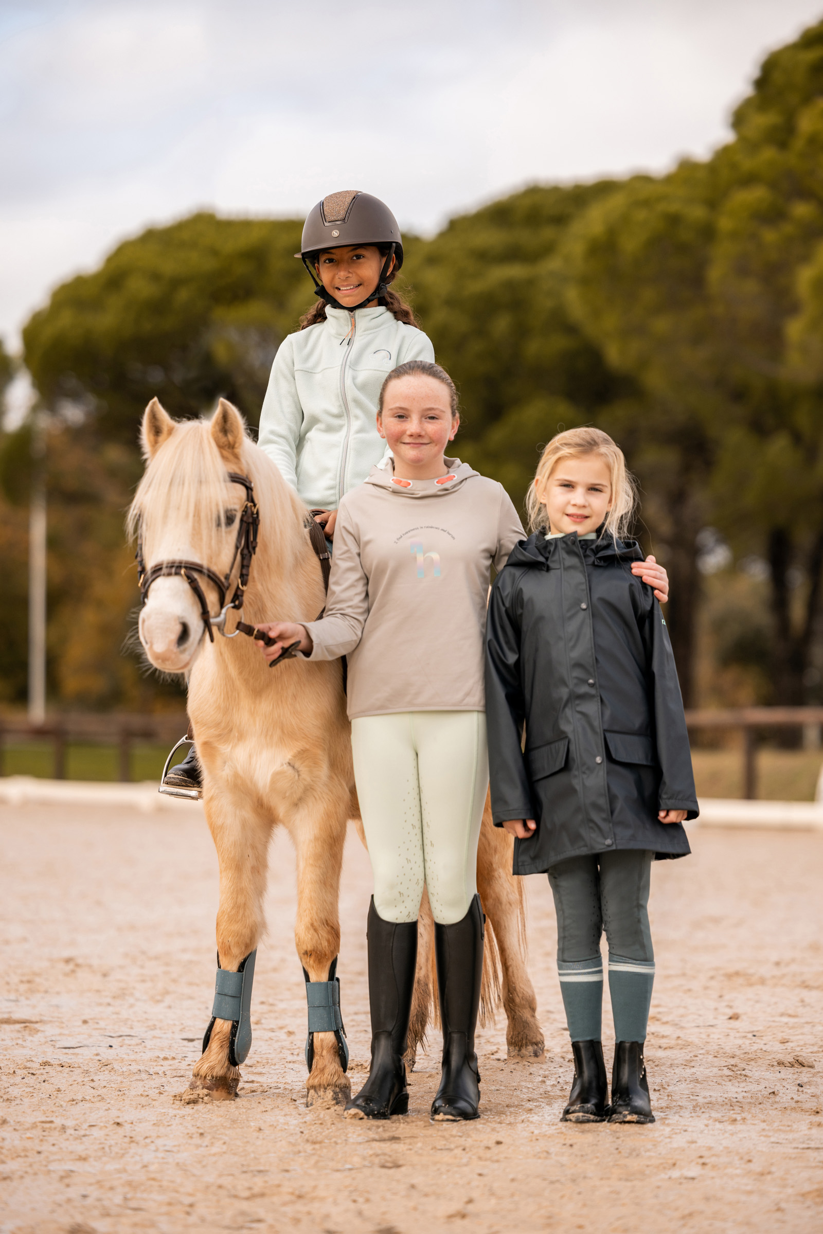 Horze Clara regnjakke til barn