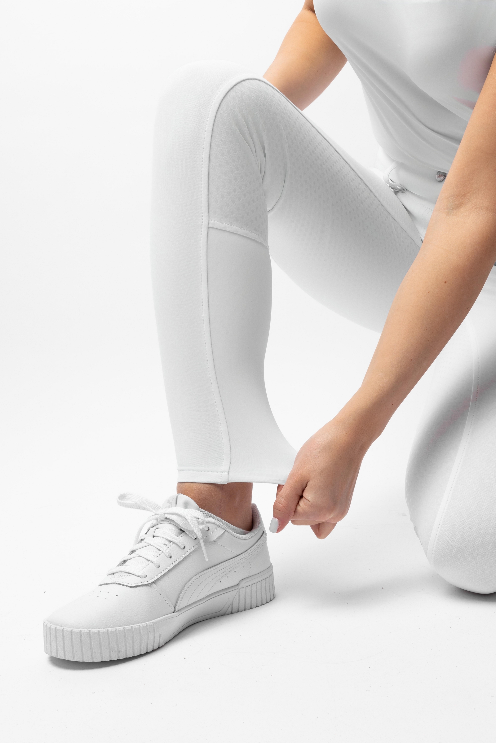 Horze Grand Prix Show Full Grip ridebukser UPF 50+