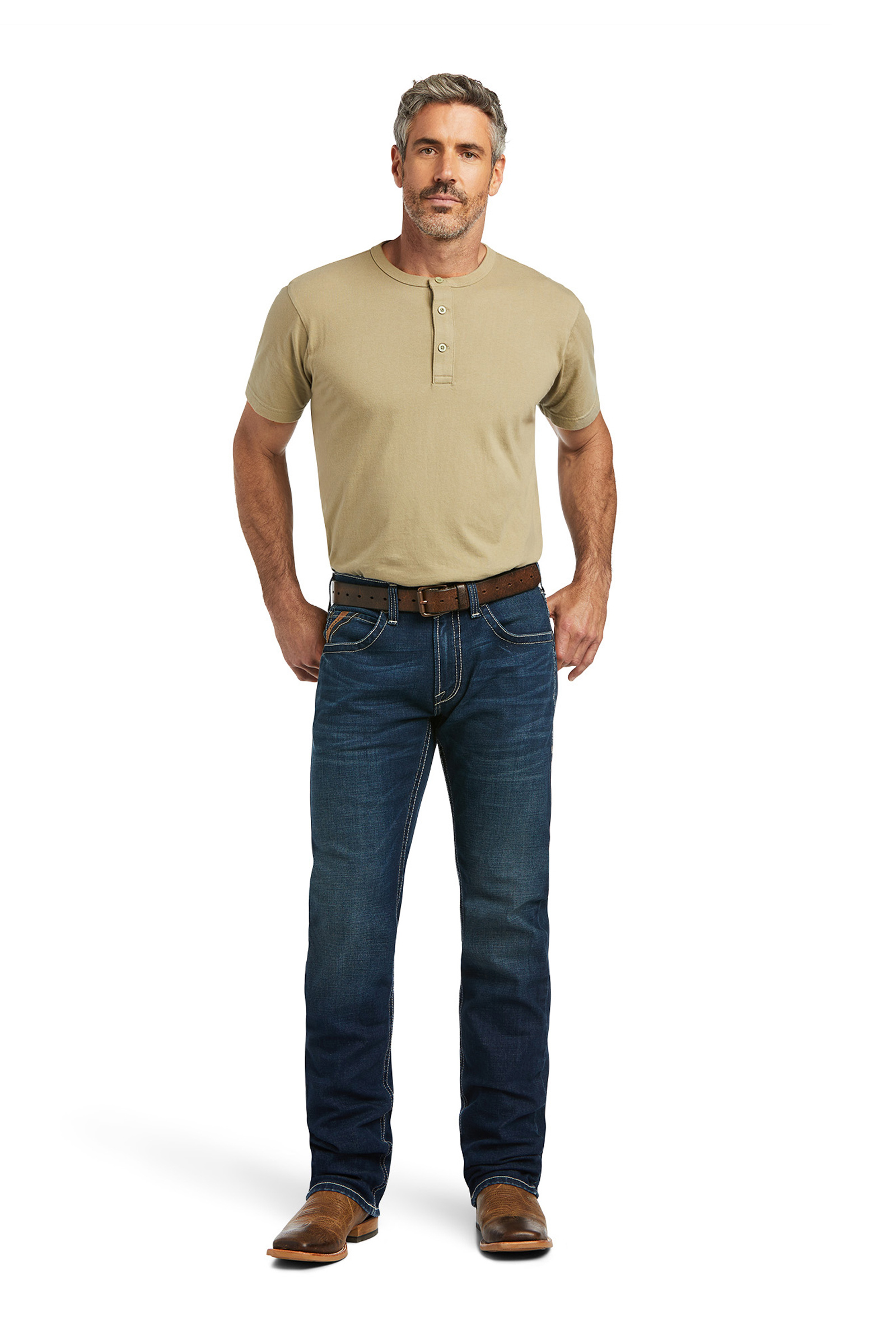 Ariat M5 Straight Stretch Remming stackable jeans med rett ben