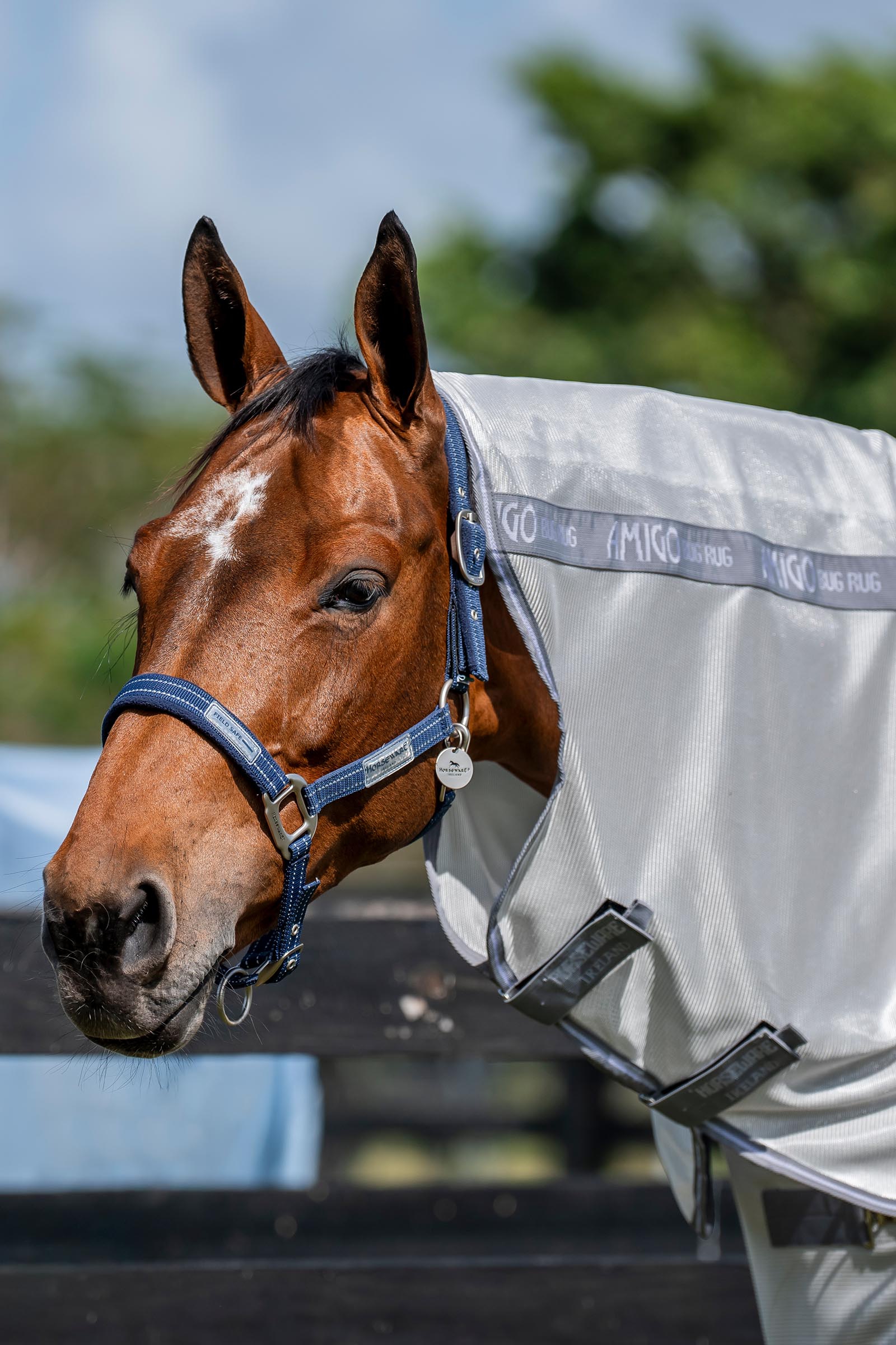 Horseware Amigo halsdel til fluedekken, UV-beskyttelse