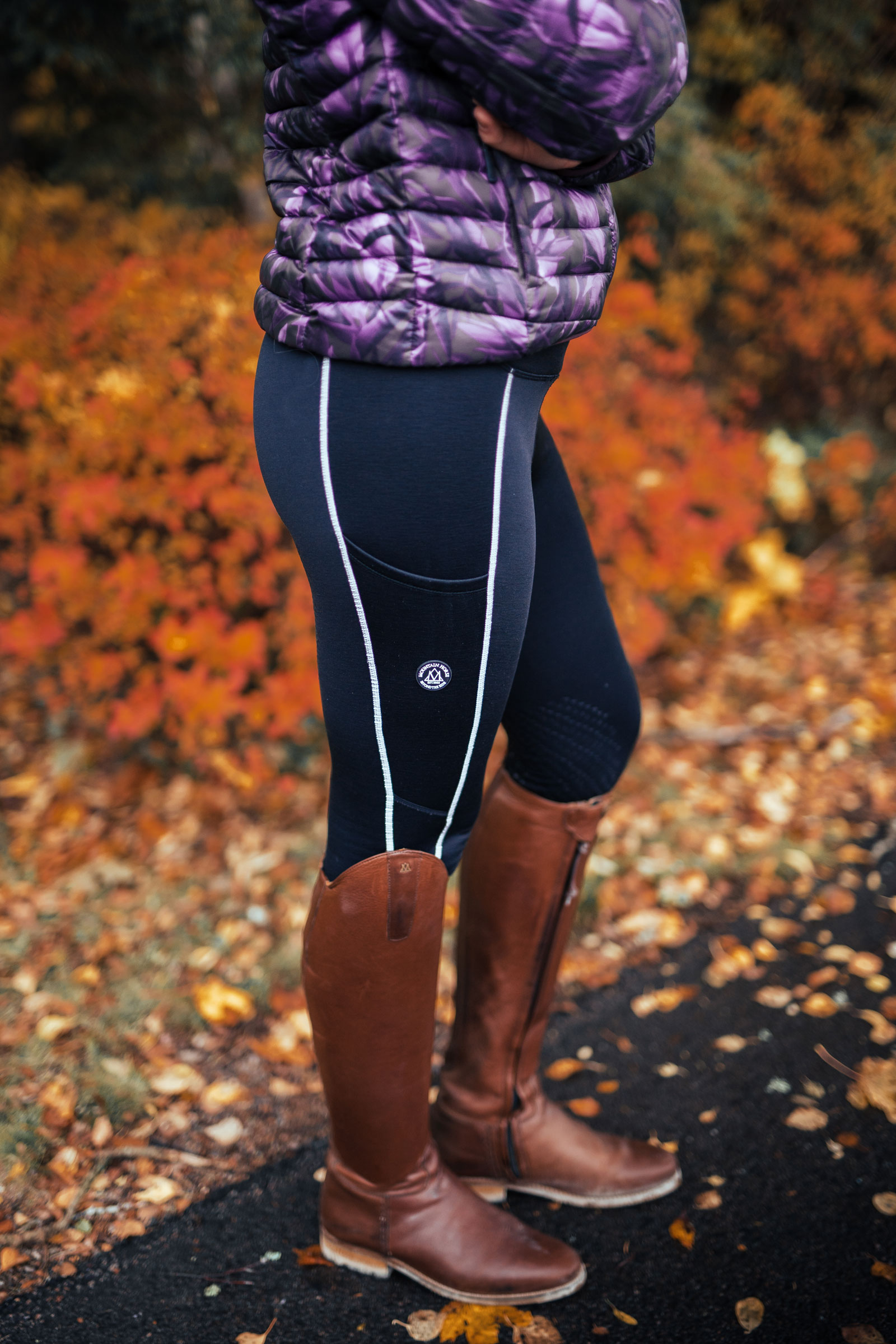 Mountain Horse Jade Tech tights med grip-teknologi