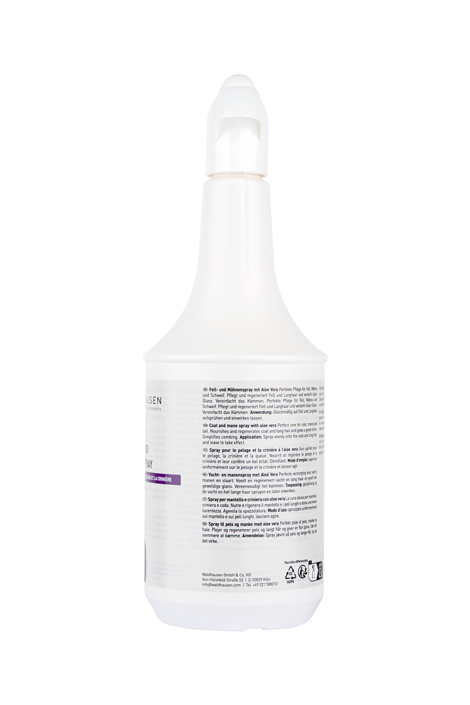 Waldhausen H&aring;r- og halepleiespray med aloe vera, 1 l