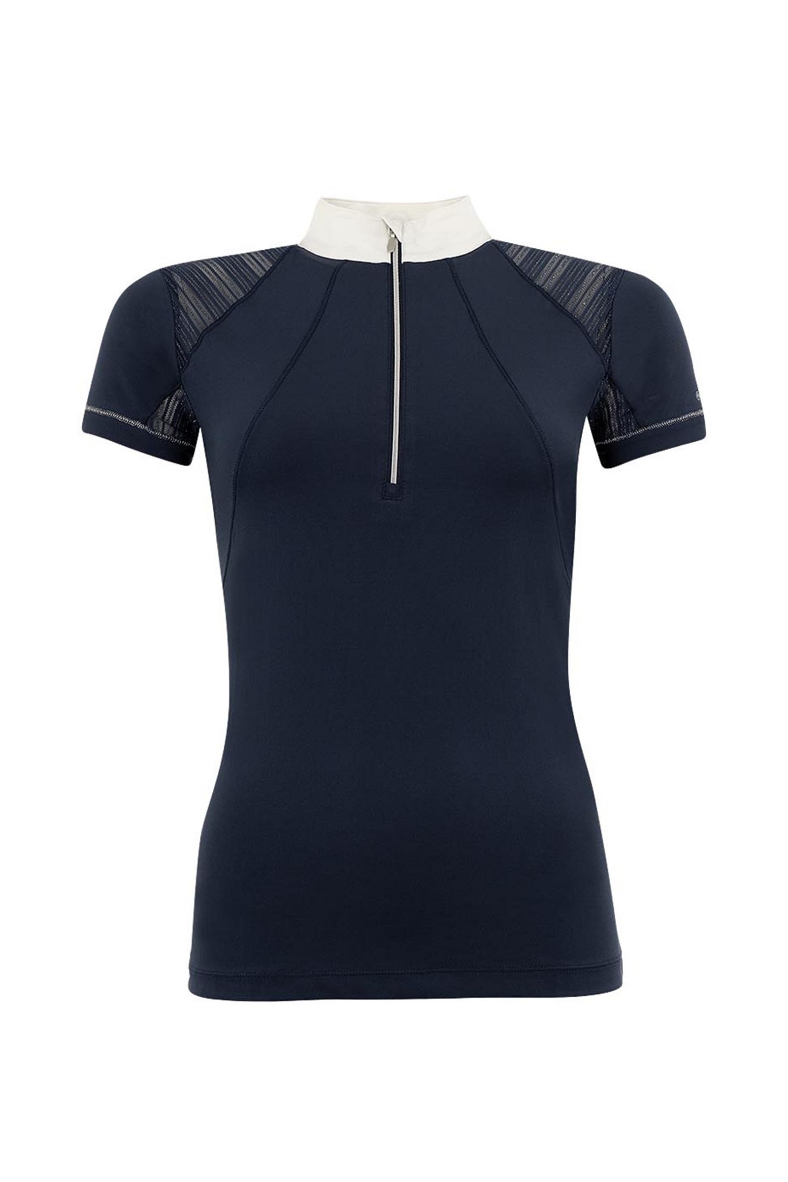 Navy ANKY Competition Dame Mesh Skjorte, Kort Erme