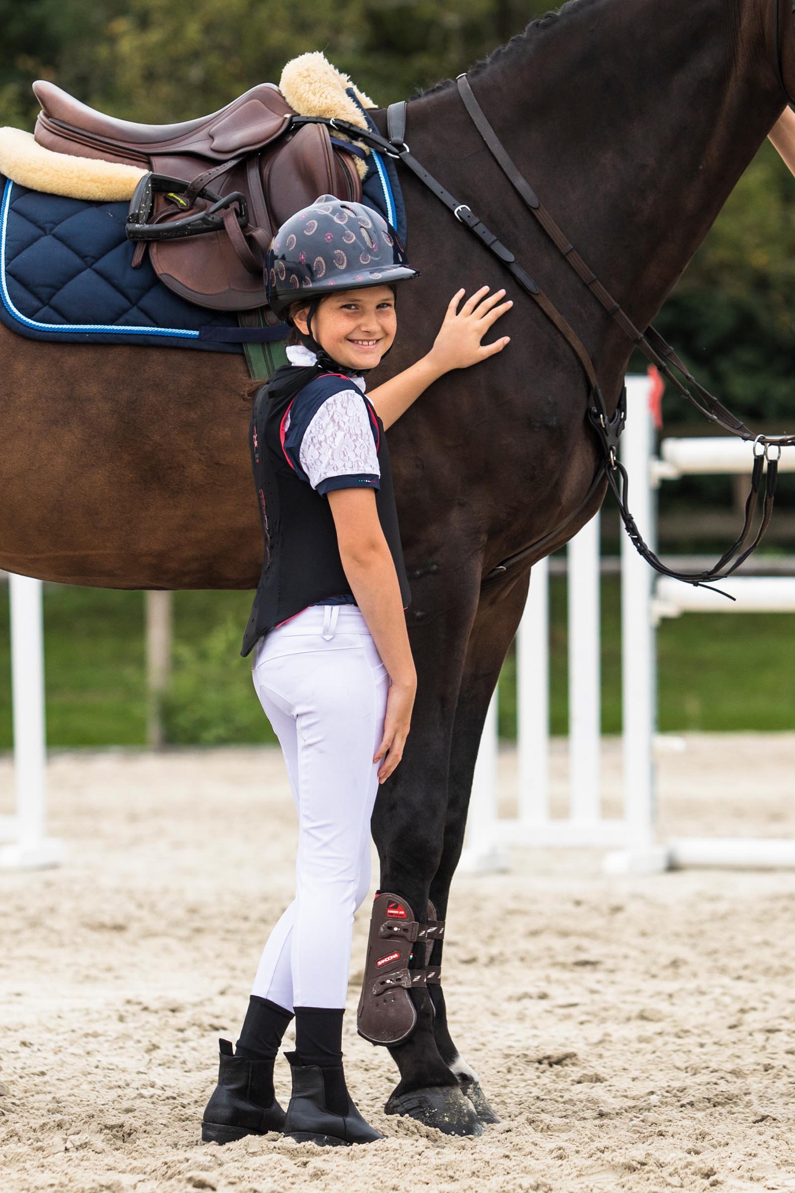 Komperdell ballistisk vest for barn med ryggbeskytter