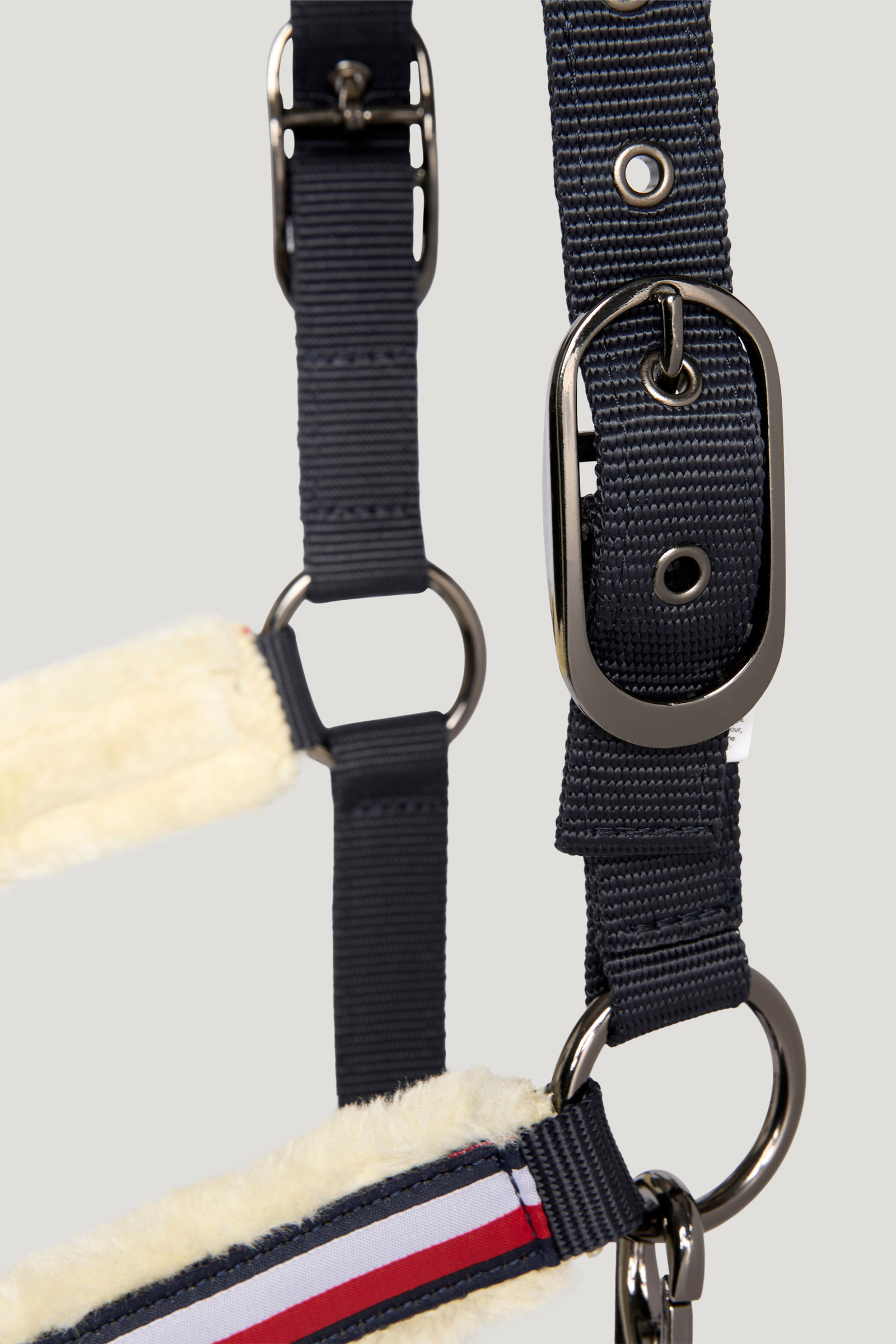 Tommy Hilfiger Equestrian Yale sett med grime i kunstpels og leietau