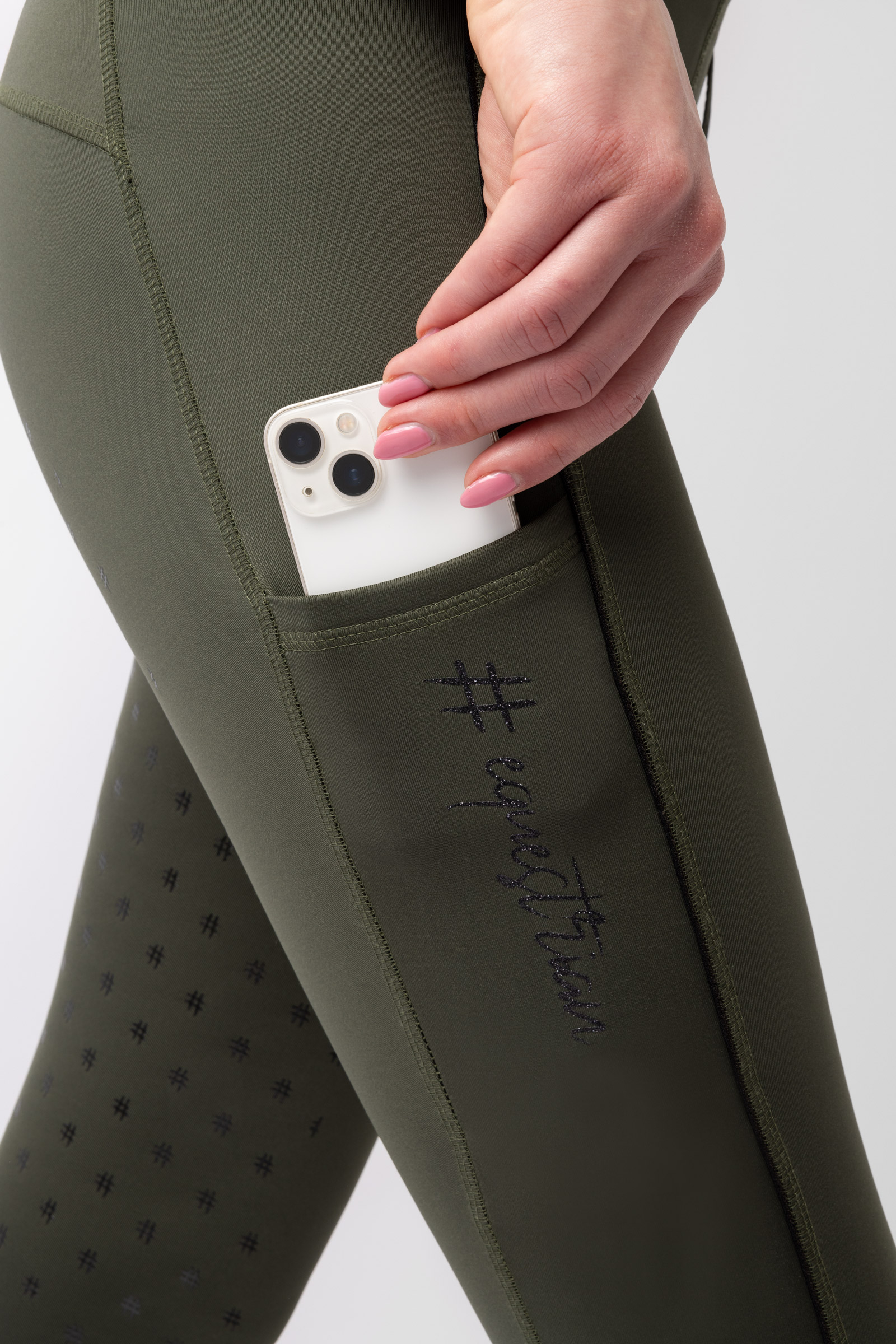 Horze Young Rider AYA ridetights med h&oslash;yt liv, dame