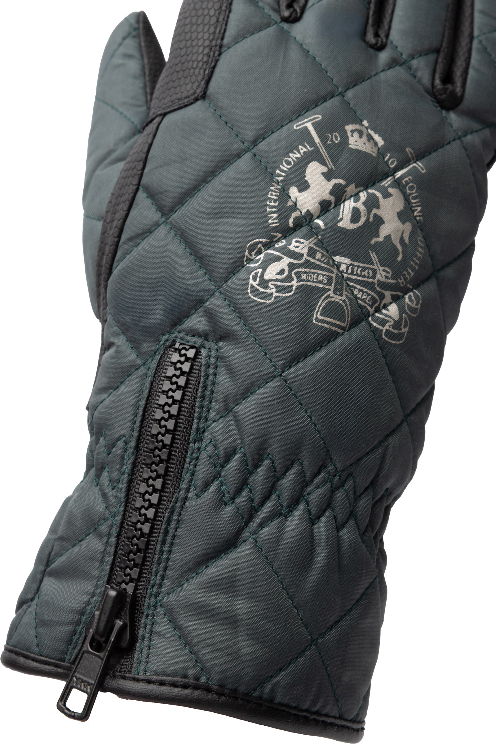 B Vertigo Onyx Vanntette polstrede ridehansker