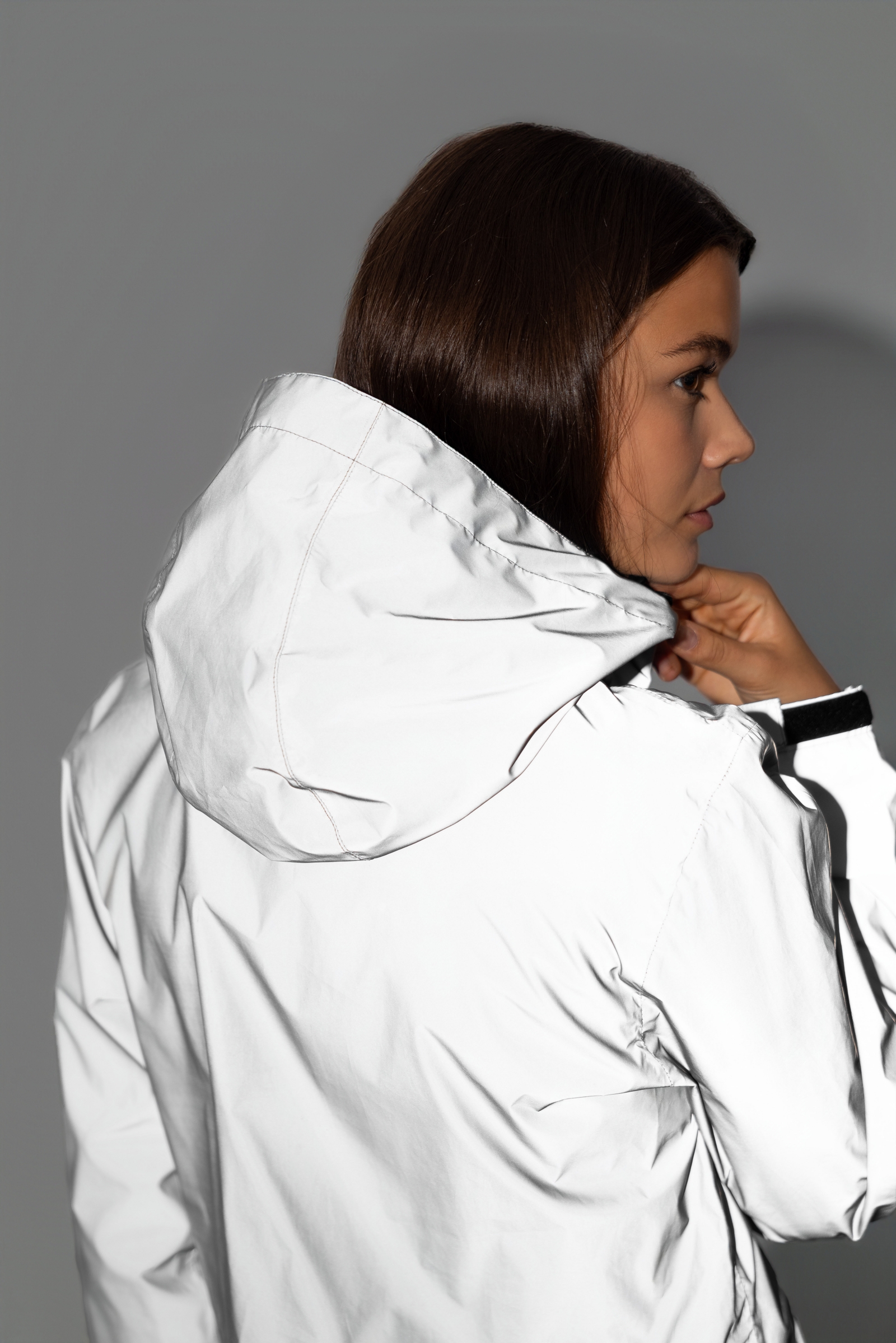 Horze Damene reflekterende regnjakke