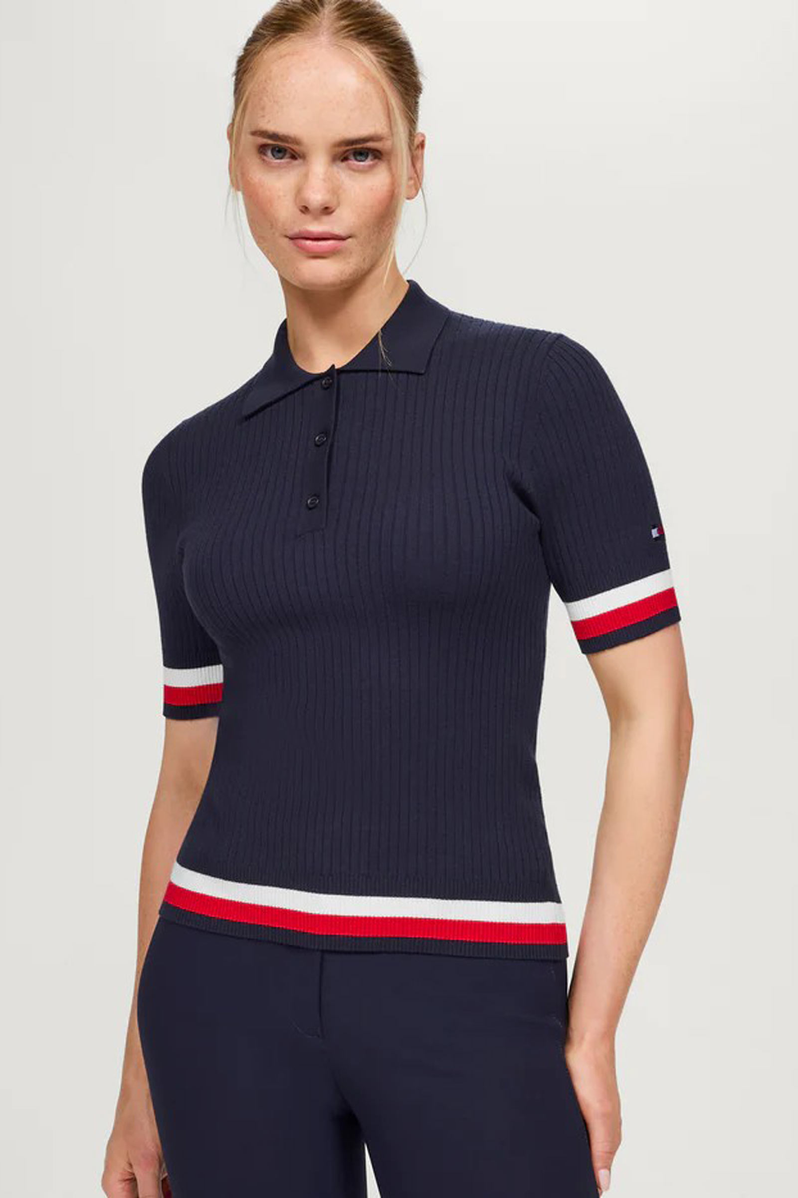 Tommy Hilfiger Equestrian Lenox strikket poloskjorte