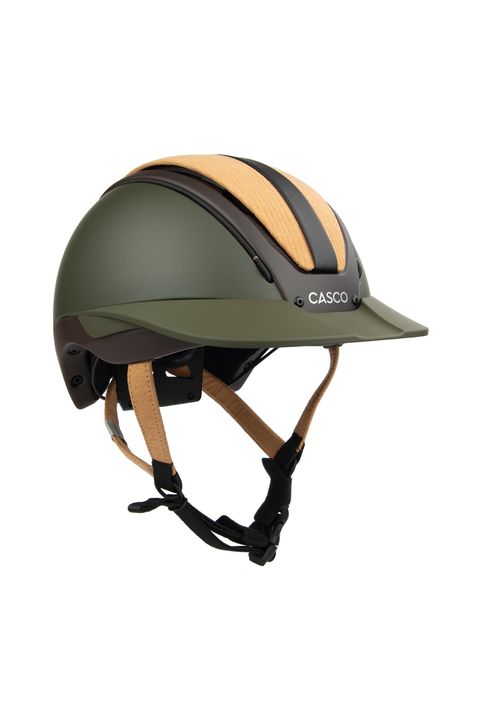 Brown Cord Casco Duell ONE ridehjelm